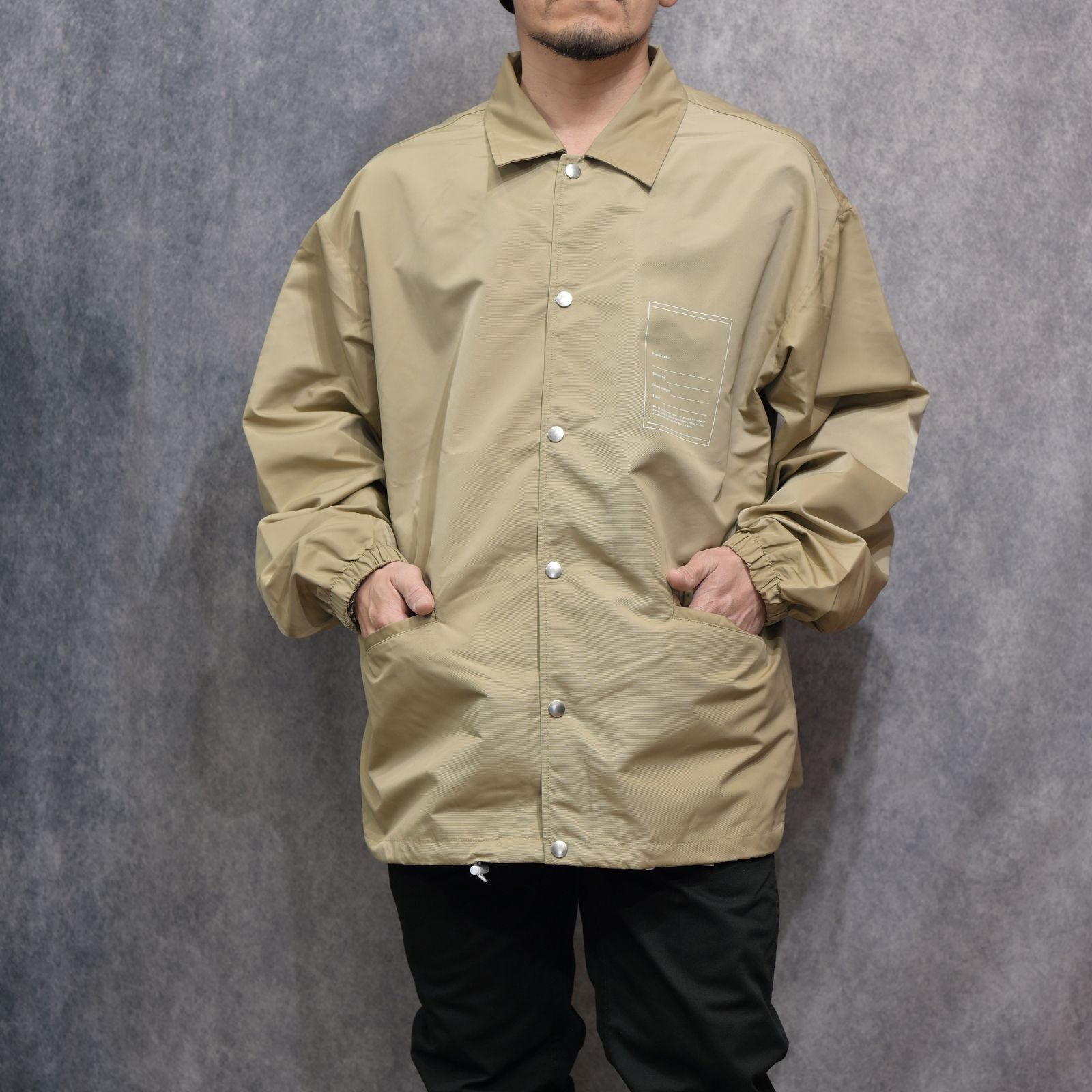 COACH JACKET （BEIGE） / コーチジャケット （ベージュ） 2026SS-JK-2-YT