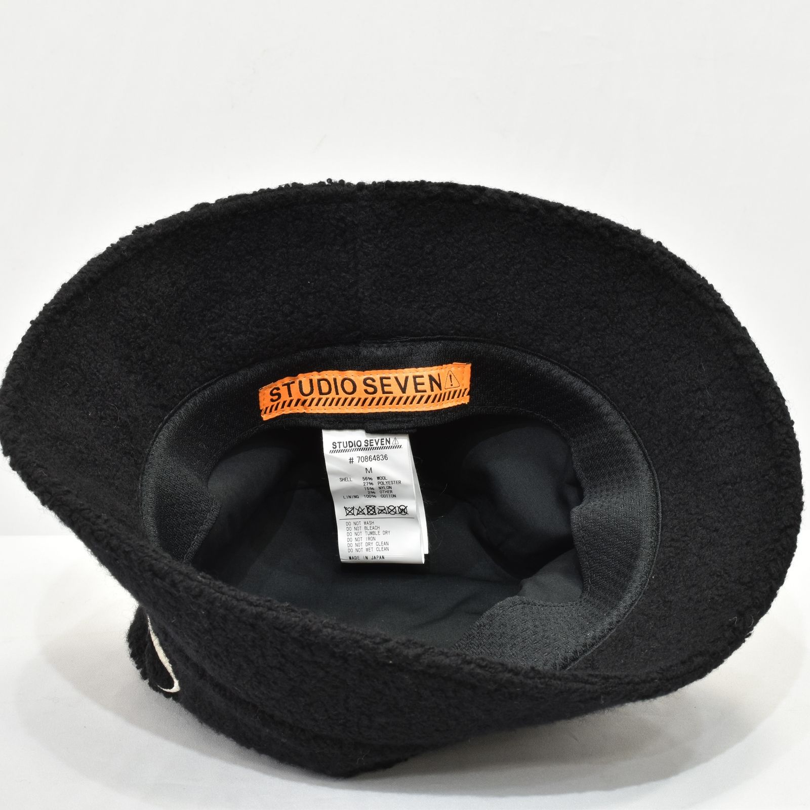 STUDIO SEVEN - Boa Bucket Hat （BLACK） ボアハット バケットハット