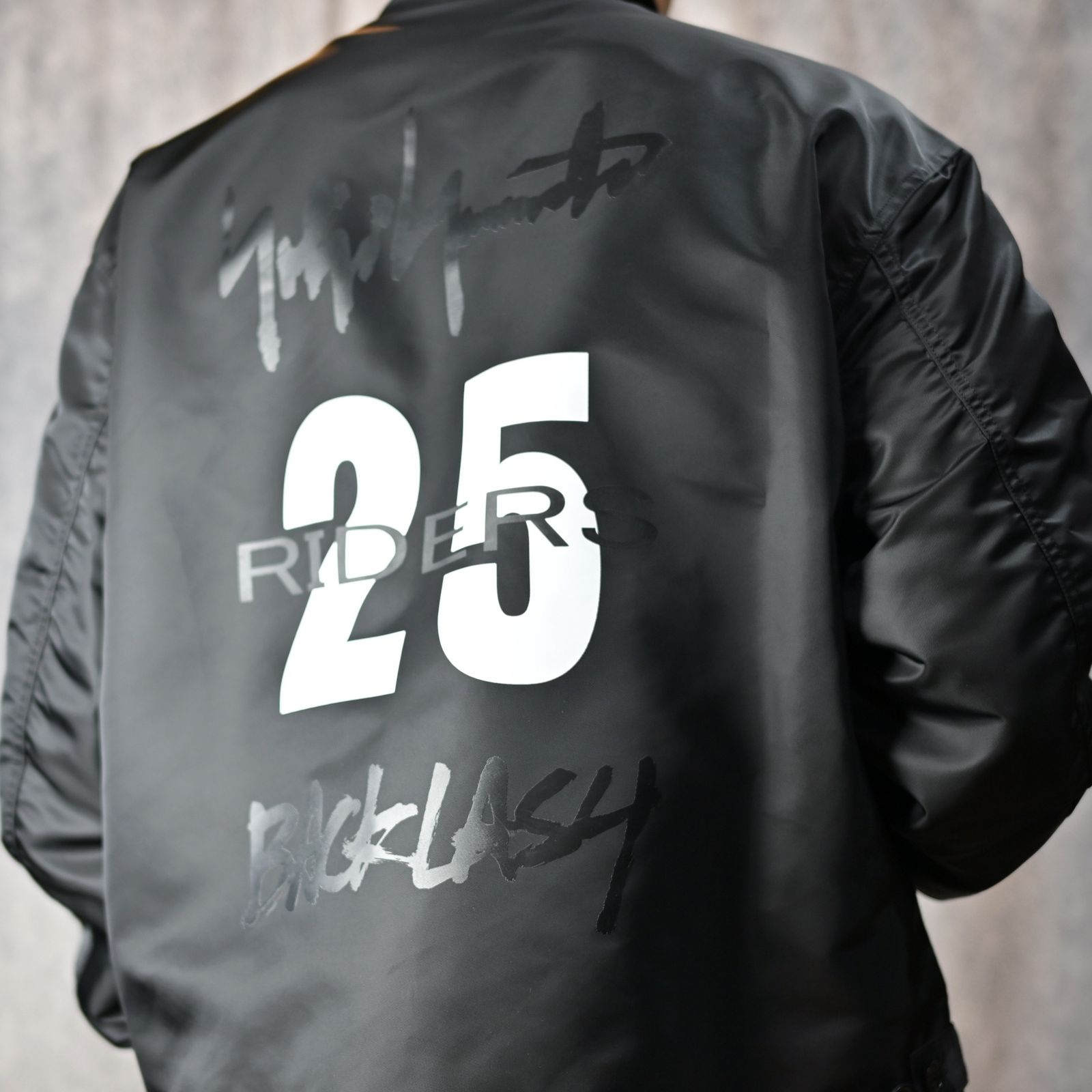 ［25周年記念］ × Yohji Yamamoto ナイロン ブルゾン （BLACK / ブラック） YB-25-BZ-02C