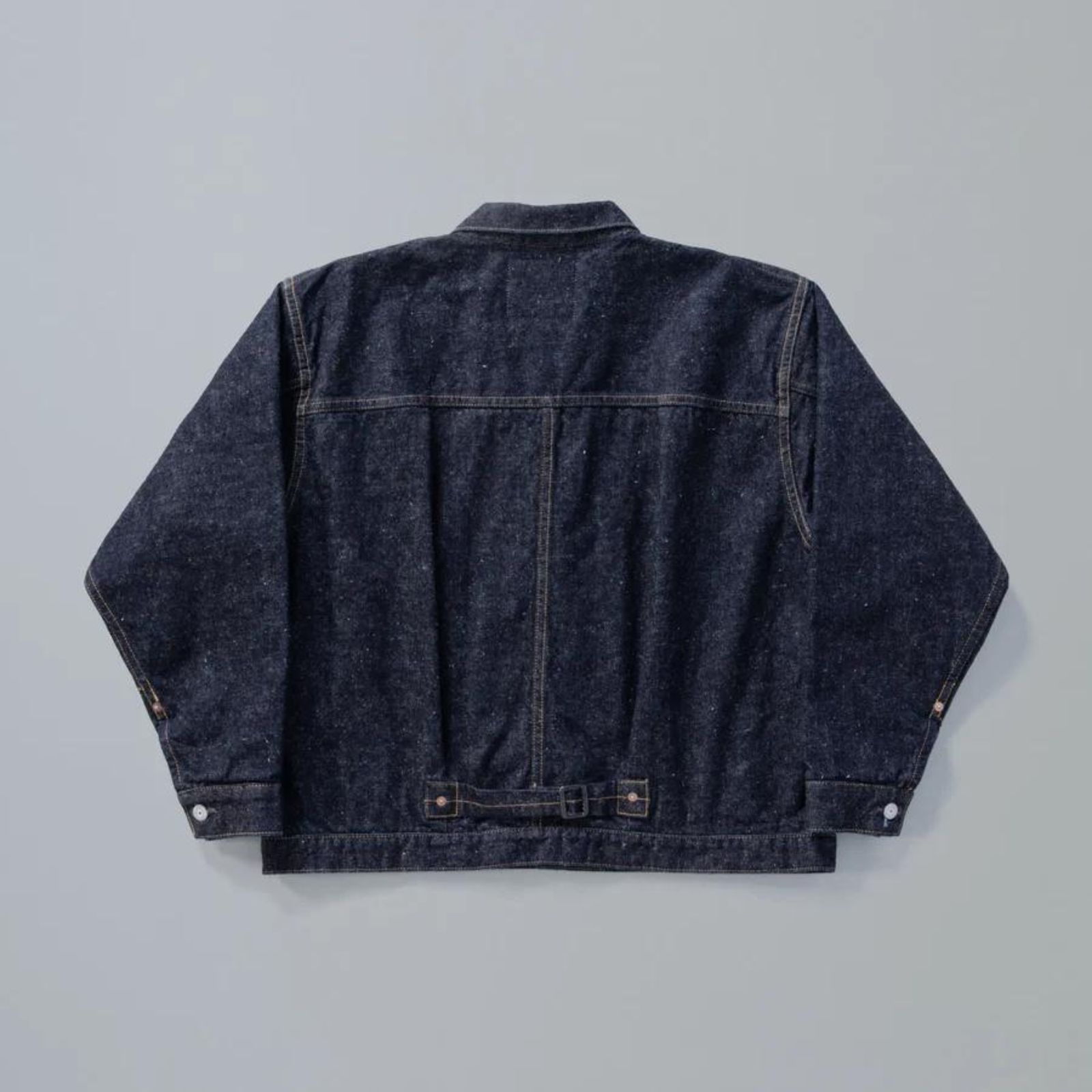 #018 LV T-BACK JACKET WITH COTTON LINER ONE-WASHED （INDIGO） / デニムジャケット Gジャン （インディゴ）