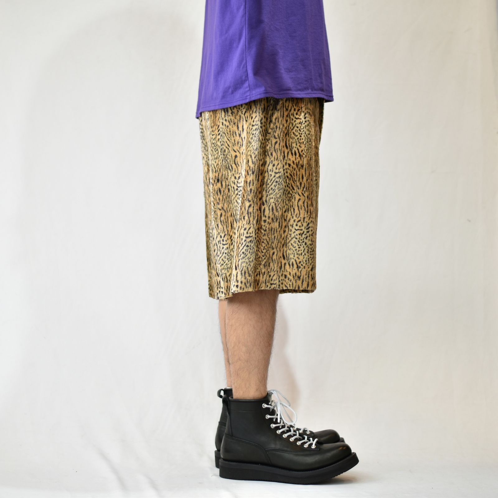 ANIMAL PATTERN SHORTS (GOLD) / アニマル柄 ショートパンツ