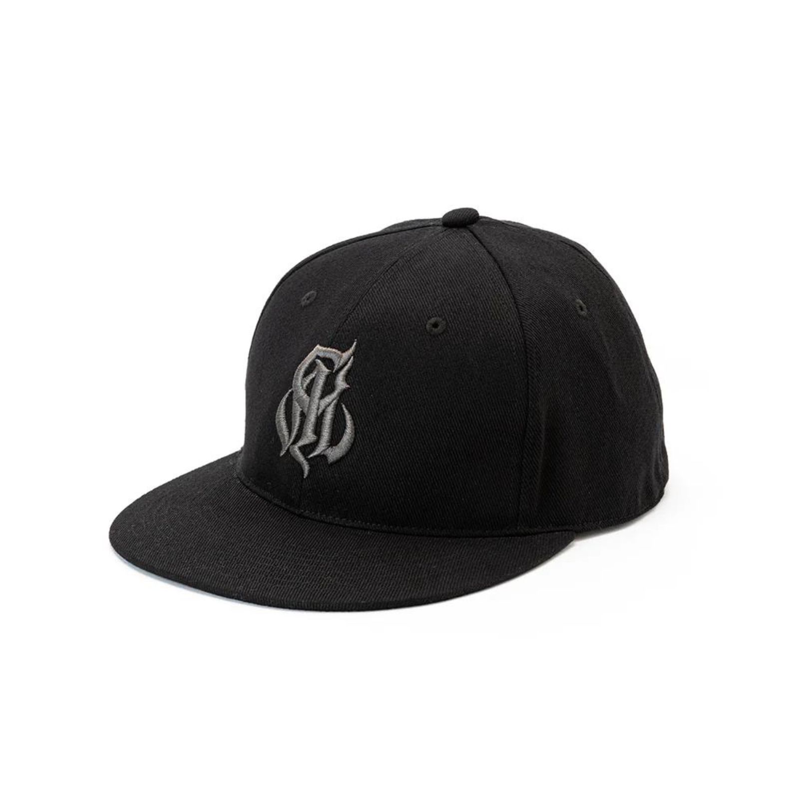 CAL NT LOGO TWILL BASEBALL CAP (BLACK/CHARCOAL) / ロゴ ベースボールキャップ