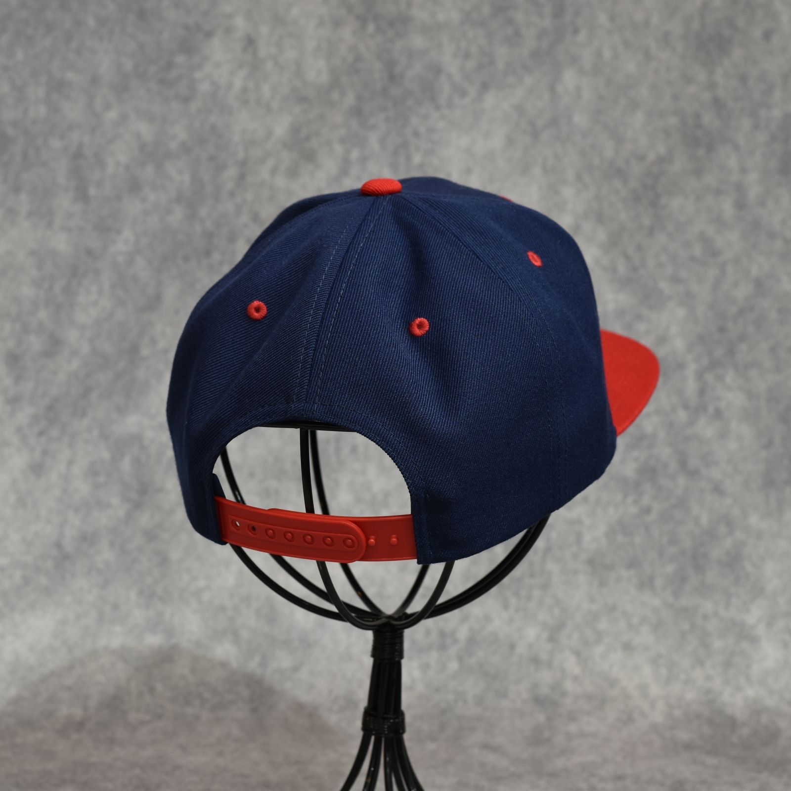 CUTRATE LOGO EMBROIDERY B.B CAP (NAVY/RED)｜ロゴ刺繍 ベースボールキャップ｜CR-26SS004