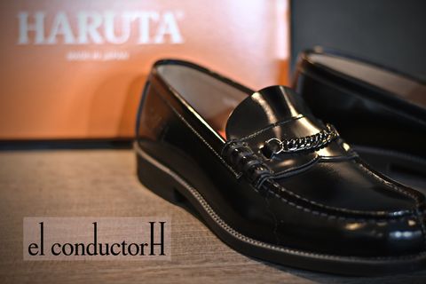 el conductorH - × HARUTA CHAIN-BIT LOAFERS (BK/RED) | chord online