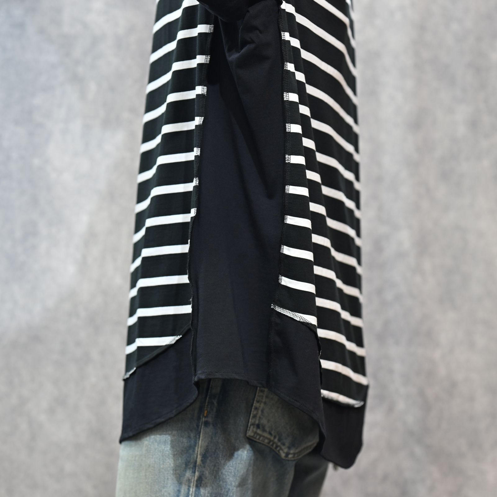 BORDER T-SHIRT （BLACK × WHITE） / ボーダーTシャツ （ブラック × ホワイト） 2251-CS53-027