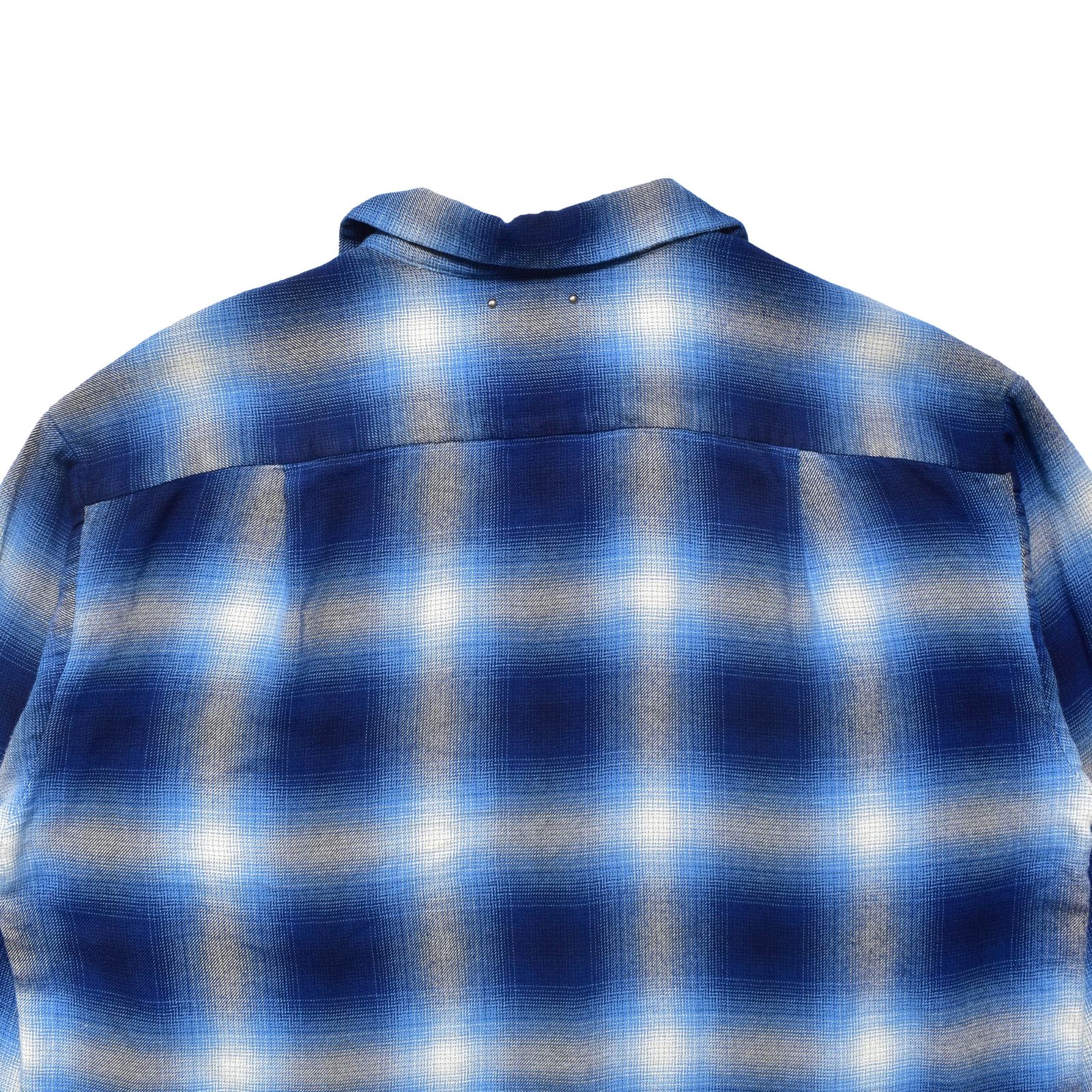 R.Flannel Ombre Open Collar SH （BPT） ｜フランネル オンブレーチェックシャツ｜2604-5002