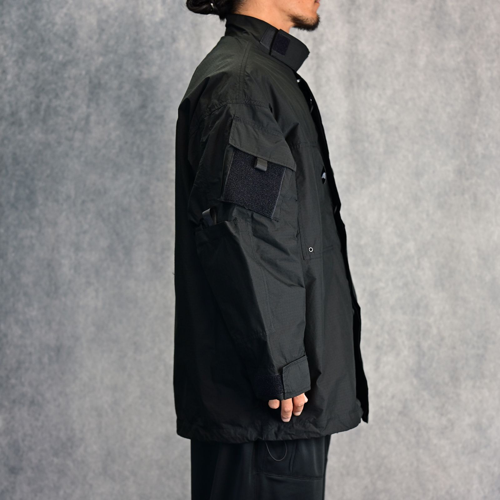 × ArkAir OMBAT SHIRT [N.HOOLYWOOD TEST PRODUCT EXCHANGE SERVICE （BLACK） / コンバット シャツ ブルゾン （ブラック） / 9251-BL01-002