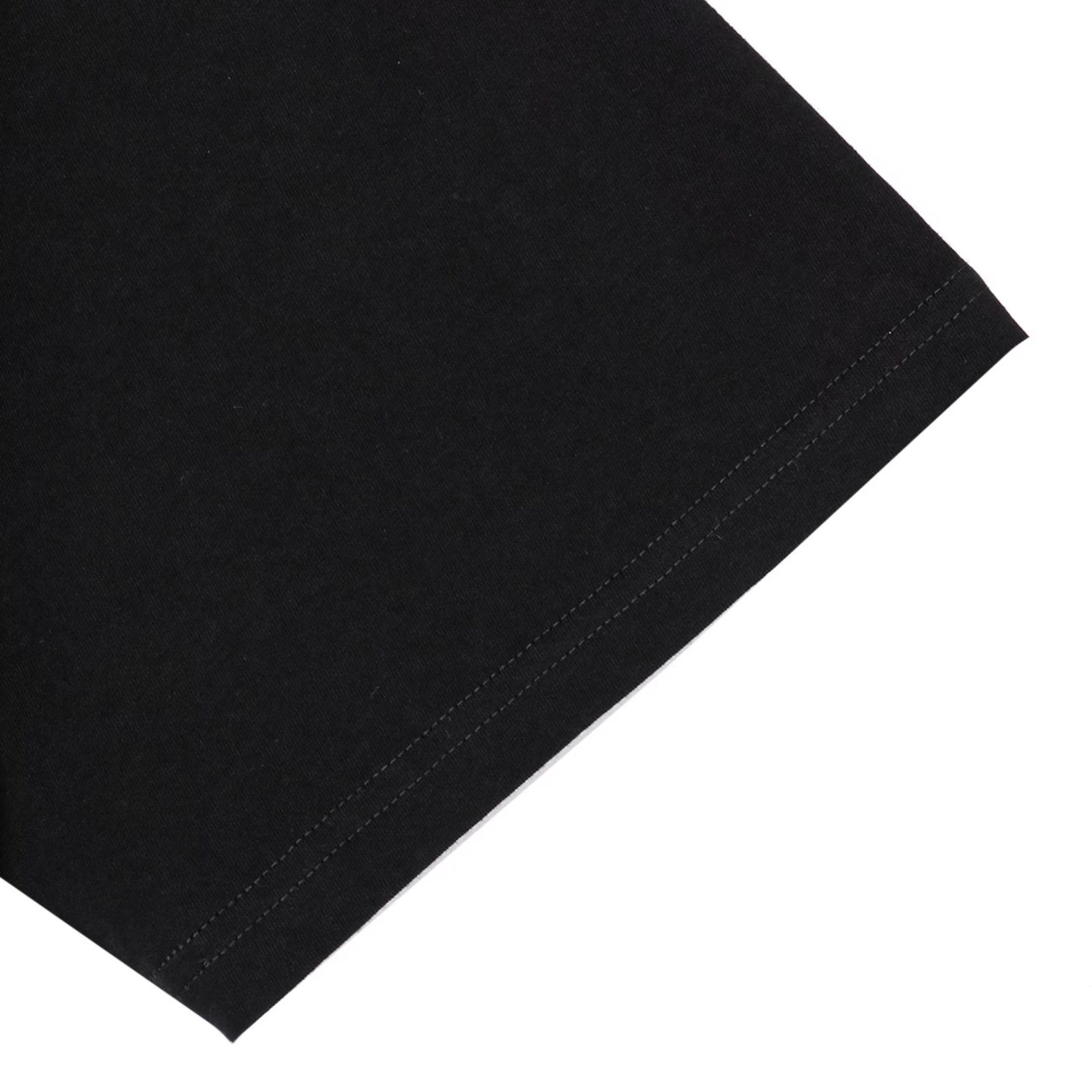 30/- COTTON SINGLE JERSEY ROUND NECK HALF SLEEVE （BLACK） カットソー （ブラック） HO-T02-070-4