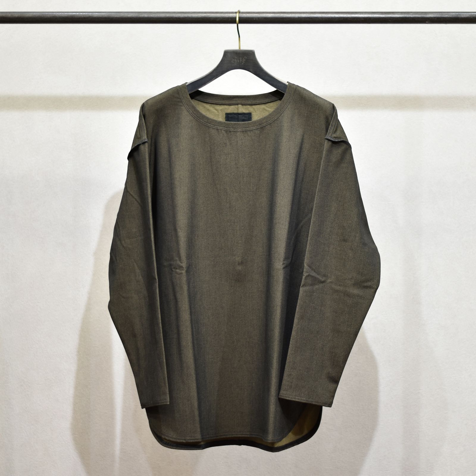 ポリエステルレーヨンアクリル ストレッチ カットソー （KHAKI）