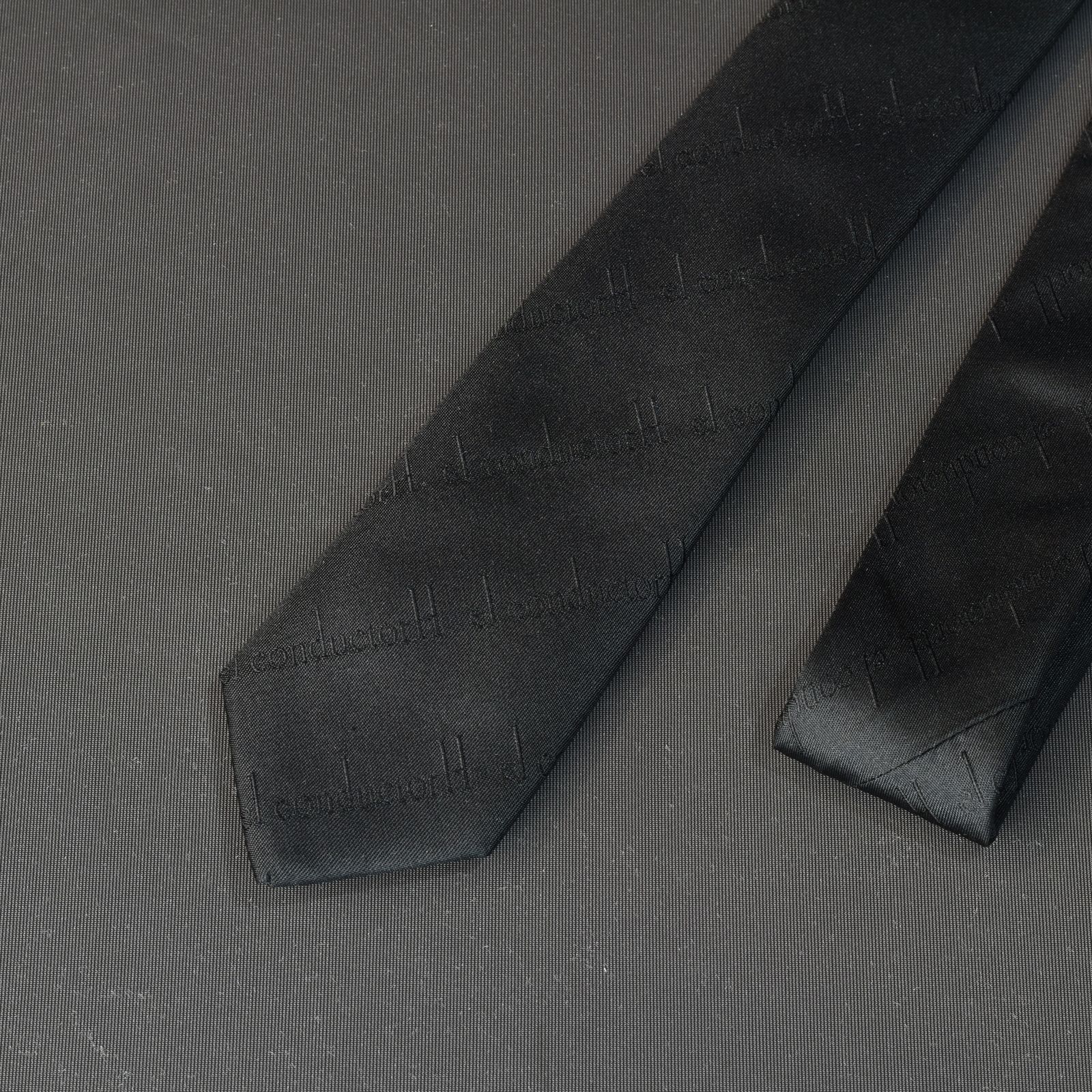 JACQUARD SILK TIE (BK) / ジャガード シルク ネクタイ