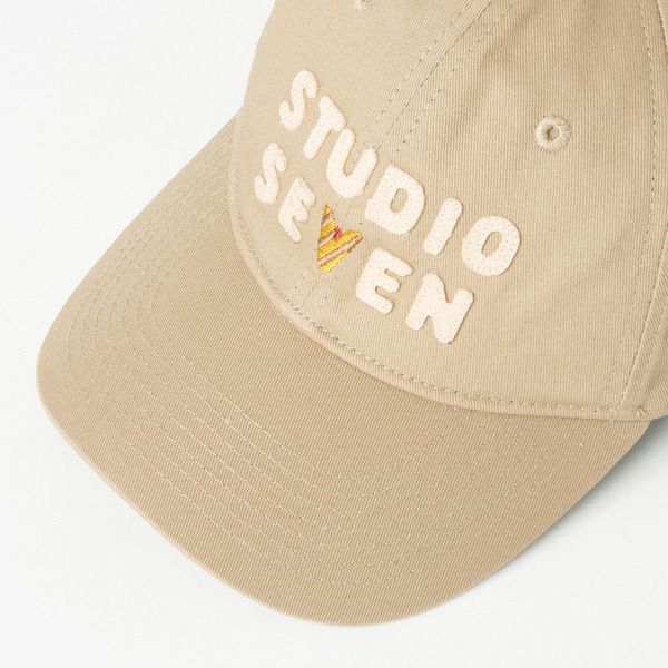 V Flower Logo Cap （BEIGE） / フラワーロゴ キャップ （ベージュ）