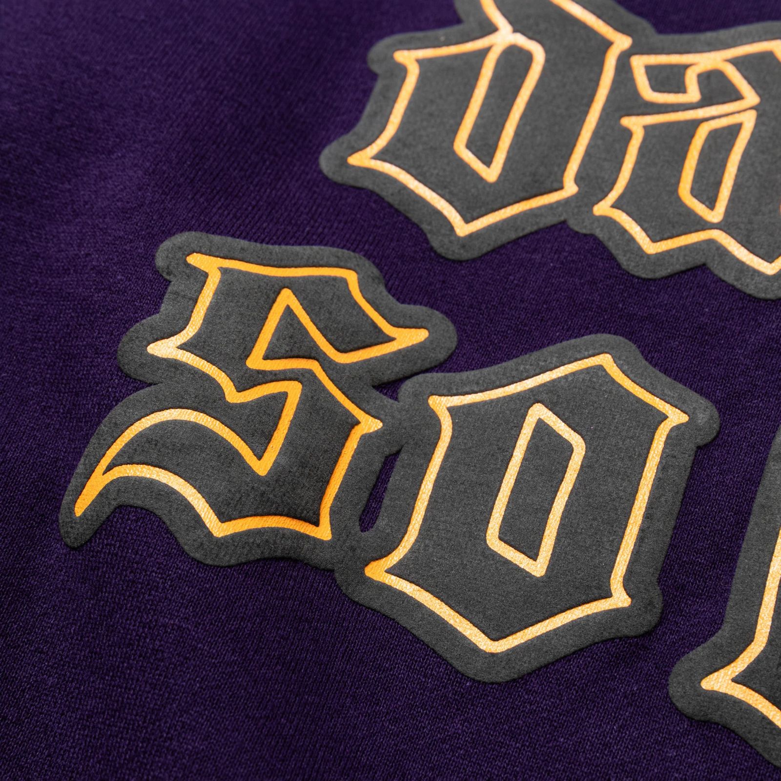 "S.V.D.S.H" CREW NECK SW ＜NATURALLY PAINT DESIGN＞ (PURPLE) / クルーネック 発砲プリント スウェット トレーナー