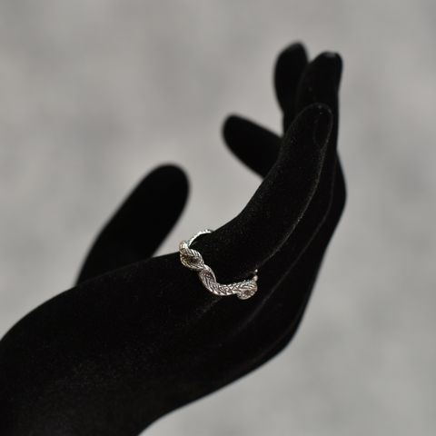 × D.O.D SILVER SNAKE PINKY RING ＜EXCLUSIVE＞ (SILVER)｜× ディーオーディー スネーク ピンキーリング｜CL-25AW002JW EX