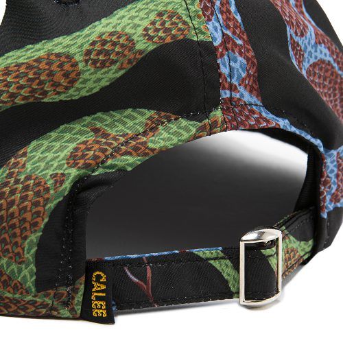ALLOVER SNAKE PATTERN CAP (BLACK) / スネーク柄キャップ