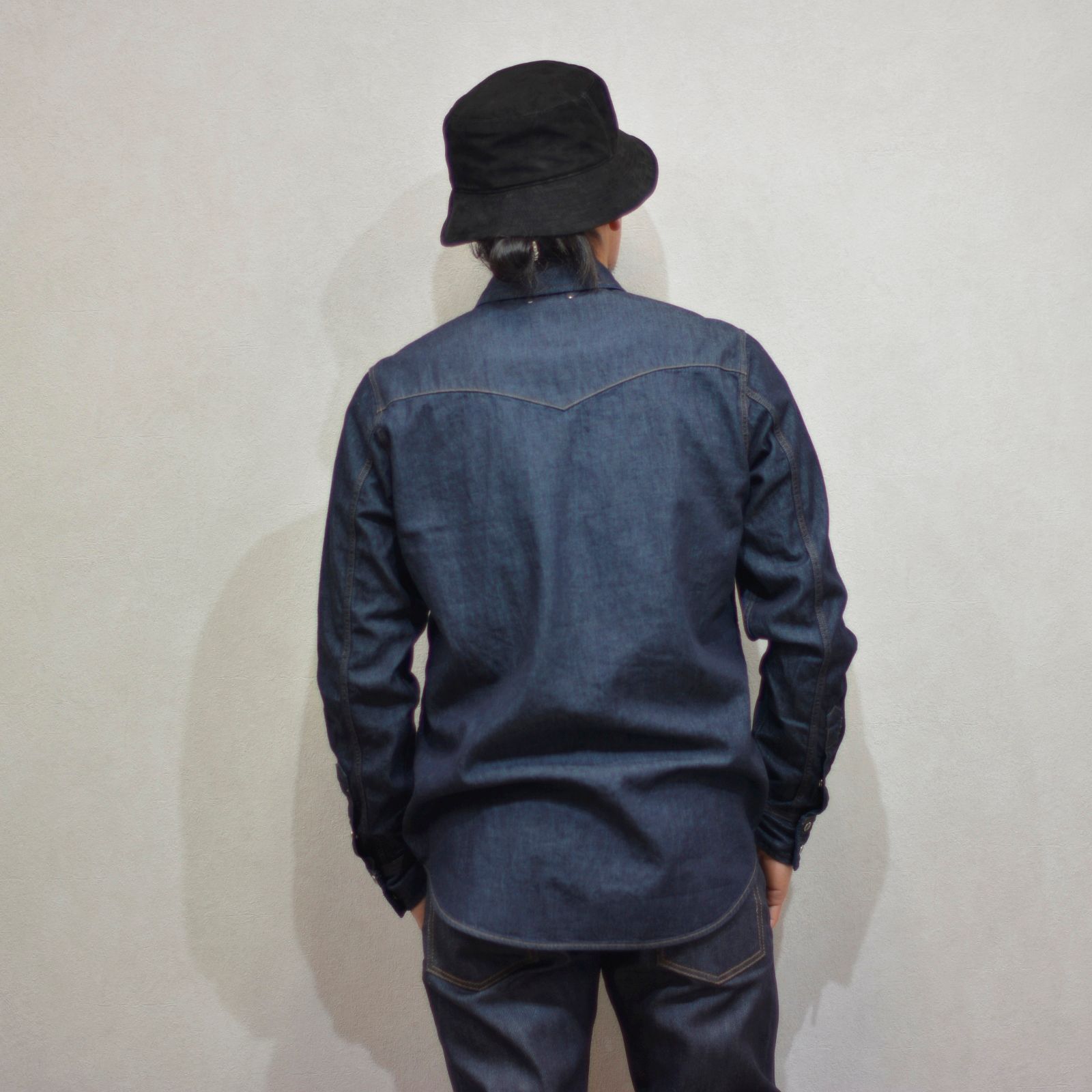 MINEDENIM - MINEDENIM Simple Dot Denim Western SHの+jitihigh