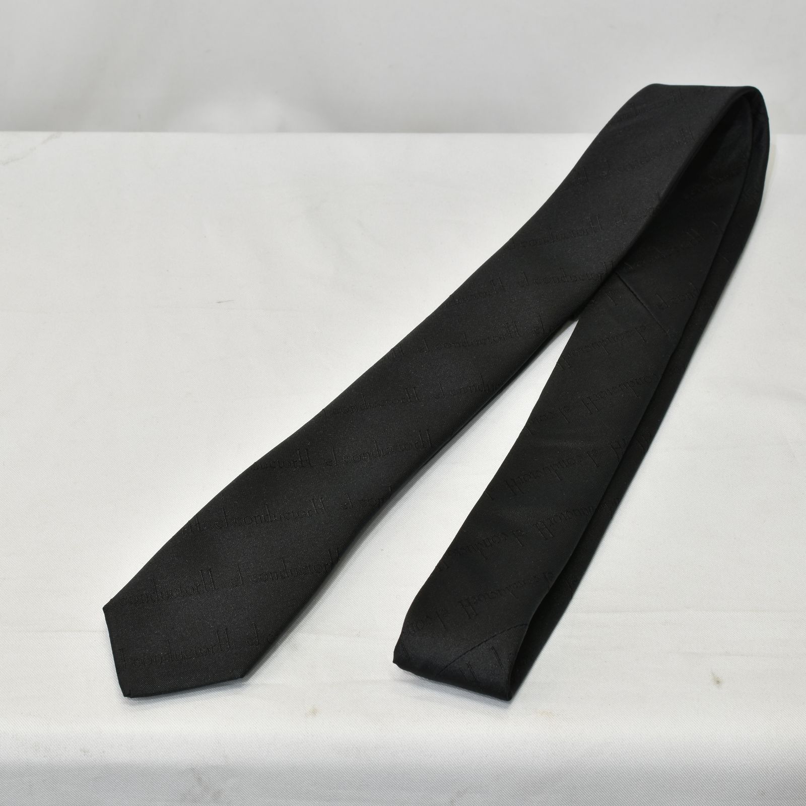 JACQUARD SILK TIE (BK) / ジャガード シルク ネクタイ