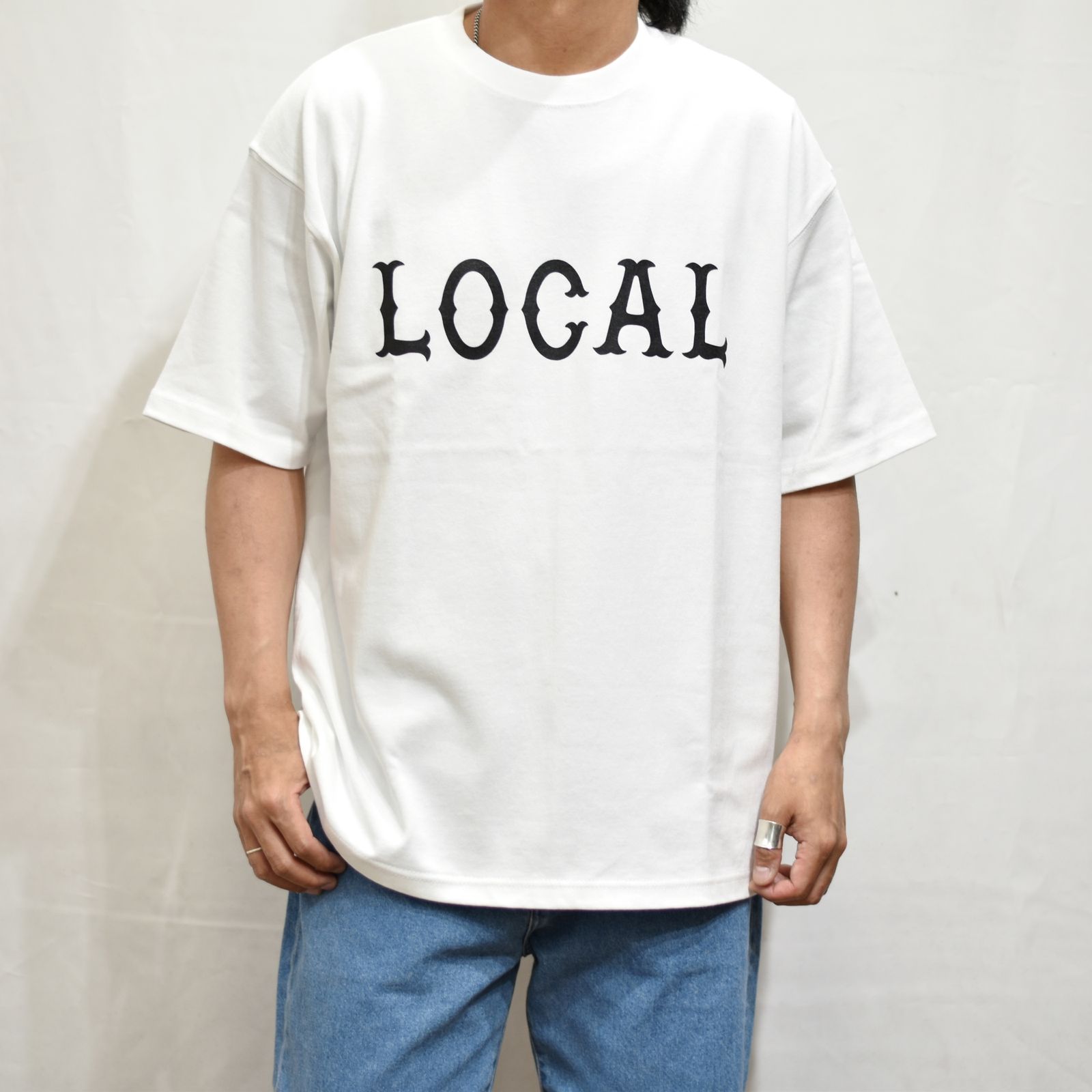 【LOW CLASSIC】 TRIMMING 05 T-SHIRT / 追跡付 SJST25-106 Aged Cotton Inlay Loopwheel T-Shirt 
