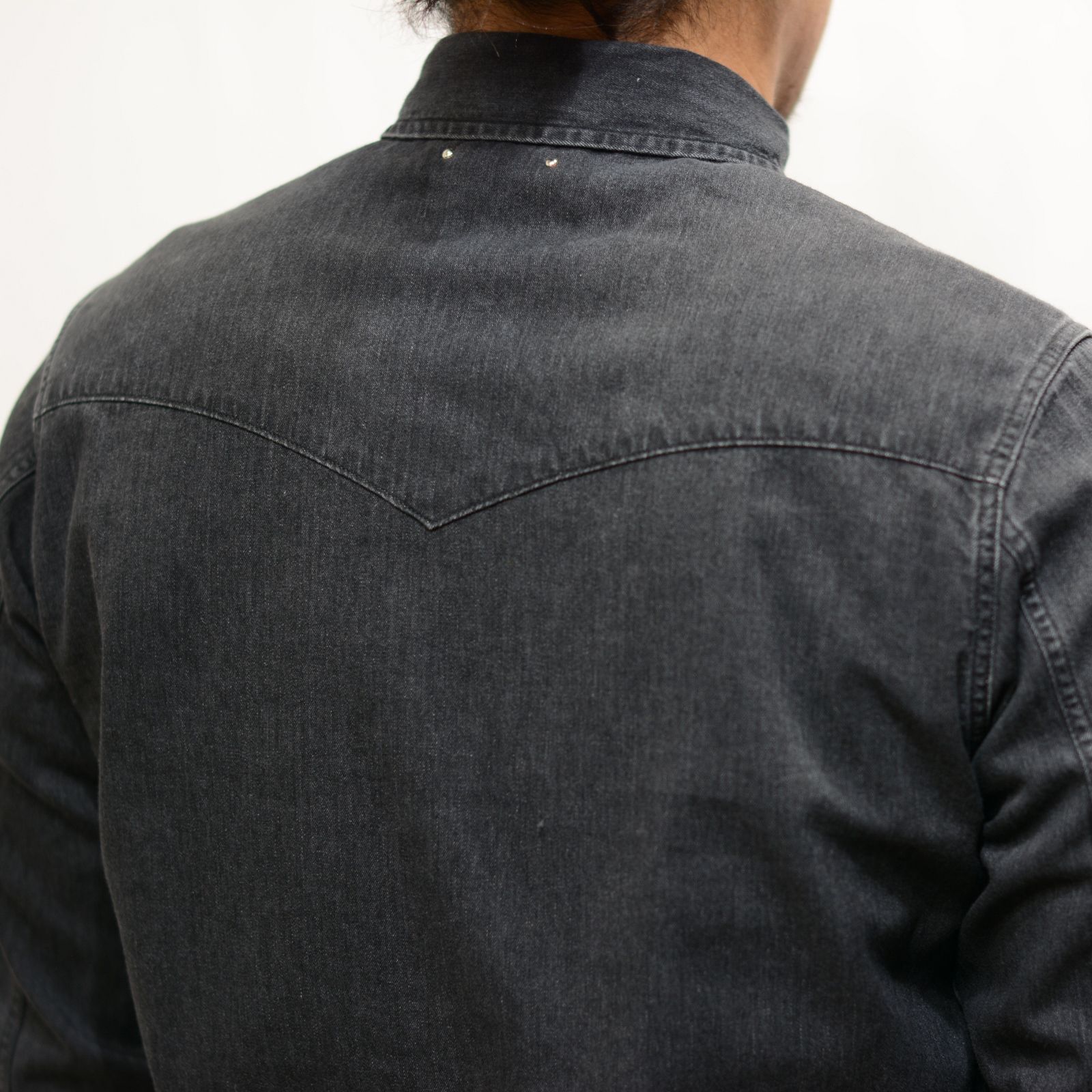 [STANDARD] Denim Western SH BLK / ウエスタン デニムシャツ （ブラック）