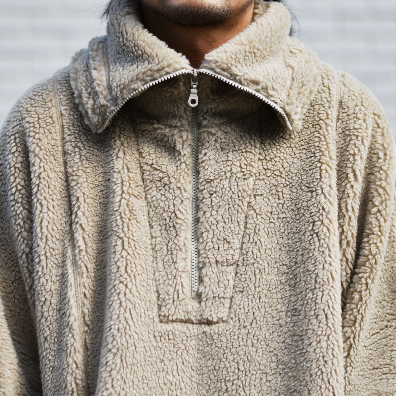 massive super high neck (BEIGE)