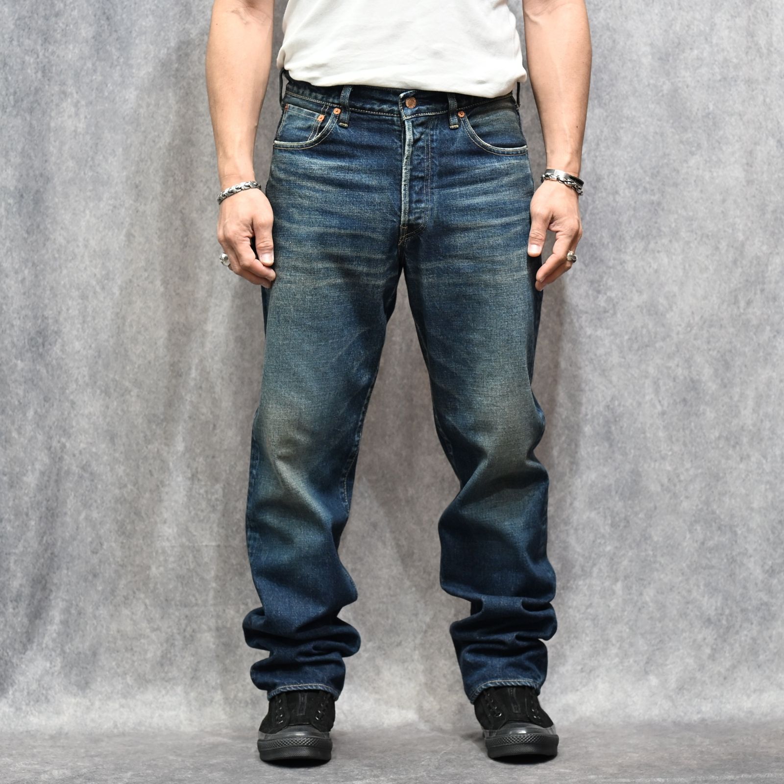 L.Straight 5pocket USD ｜ルーズストレート デニムパンツ｜2604-1001