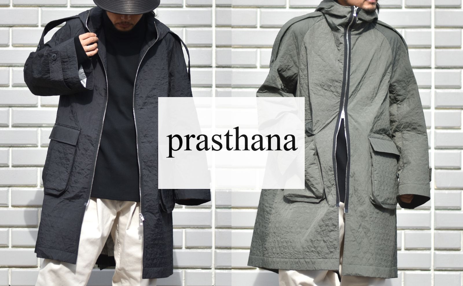 prasthana - プラスターナ 22AW | quilting field coat | P-1504004