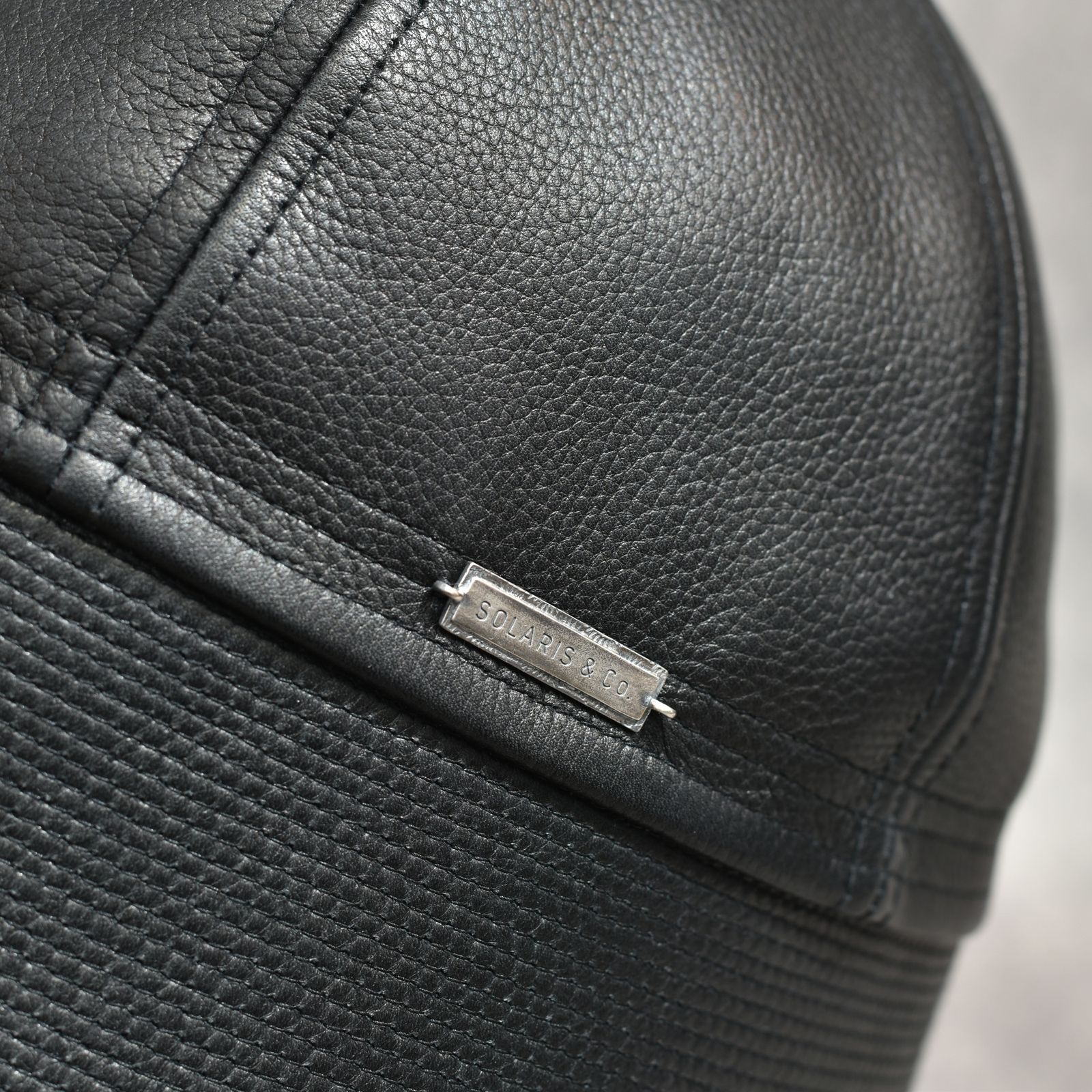 Cowhide Sailor Hat "SHEPHERD" (BLACK)｜カウハイド セーラーハット｜Y01014