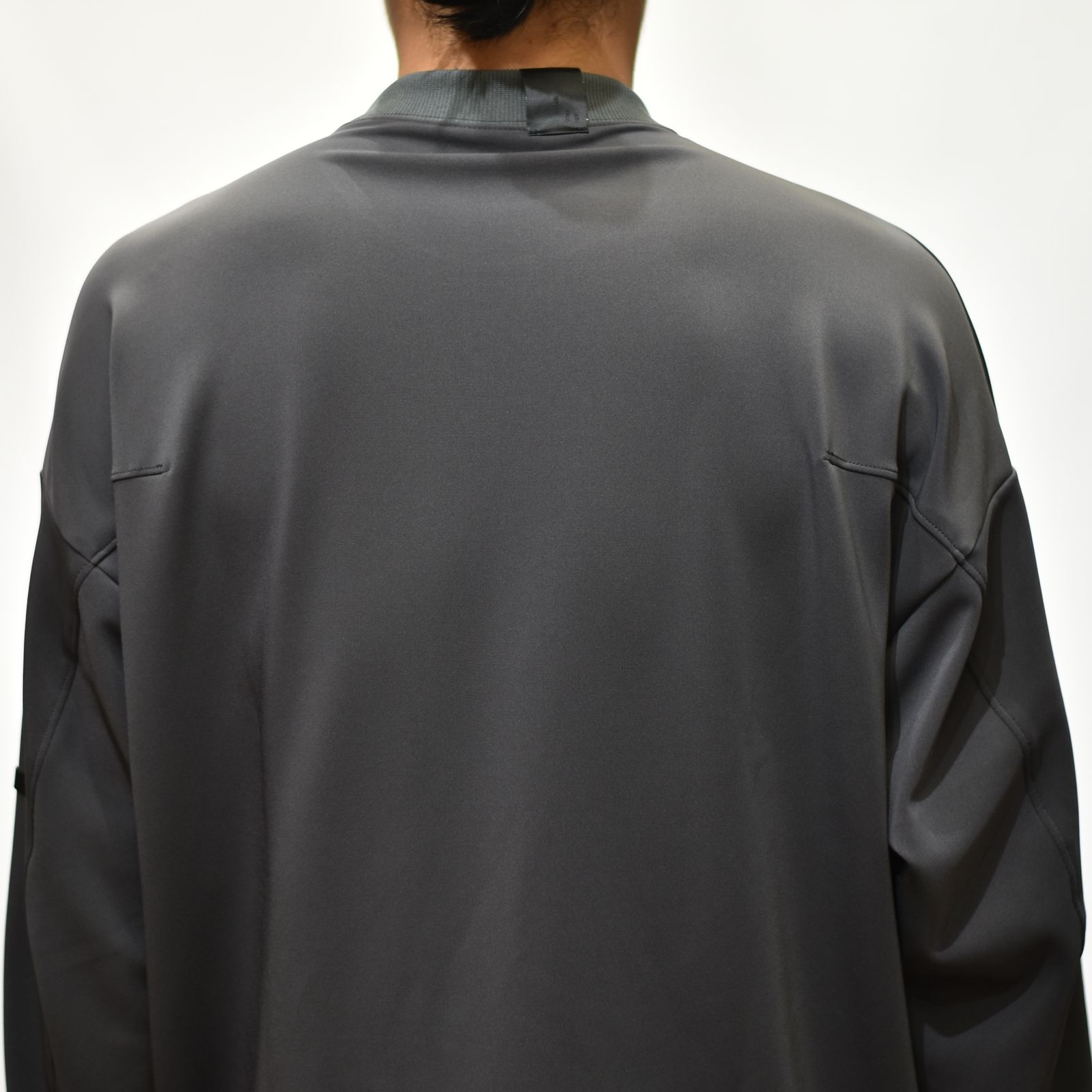 CREWNECK LONG SLEEVE  （CHARCOAL） クルーネック ロングスリーブカットソー