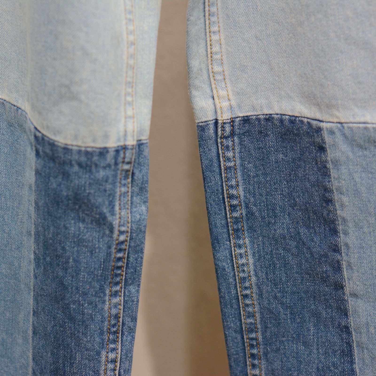 PATCHWORK BIG DENIM PANTS "