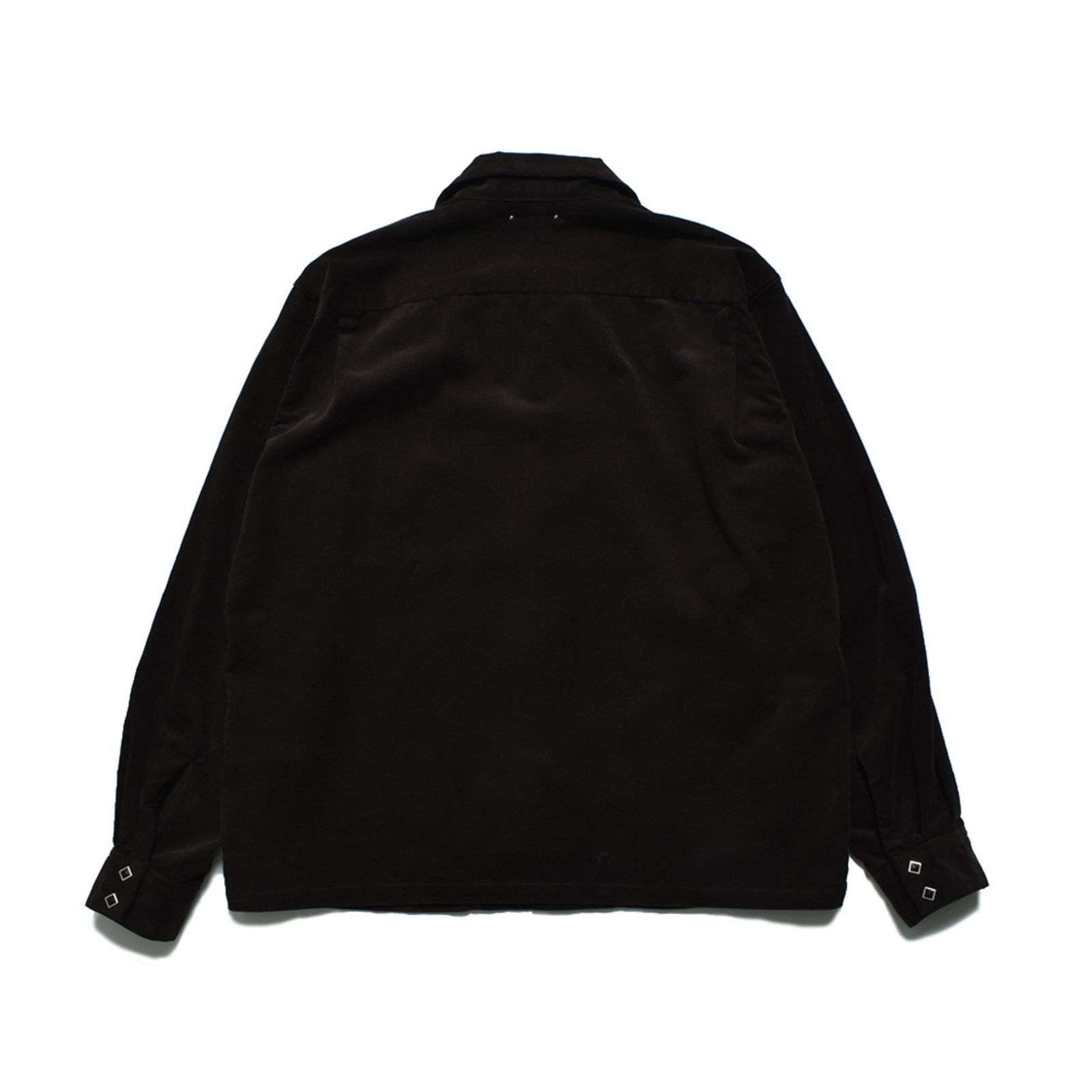 Narrow Corduroy Western Open Collar SH （DBR） / ウエスタン コーデュロイシャツ （ブラウン） 2508-5001