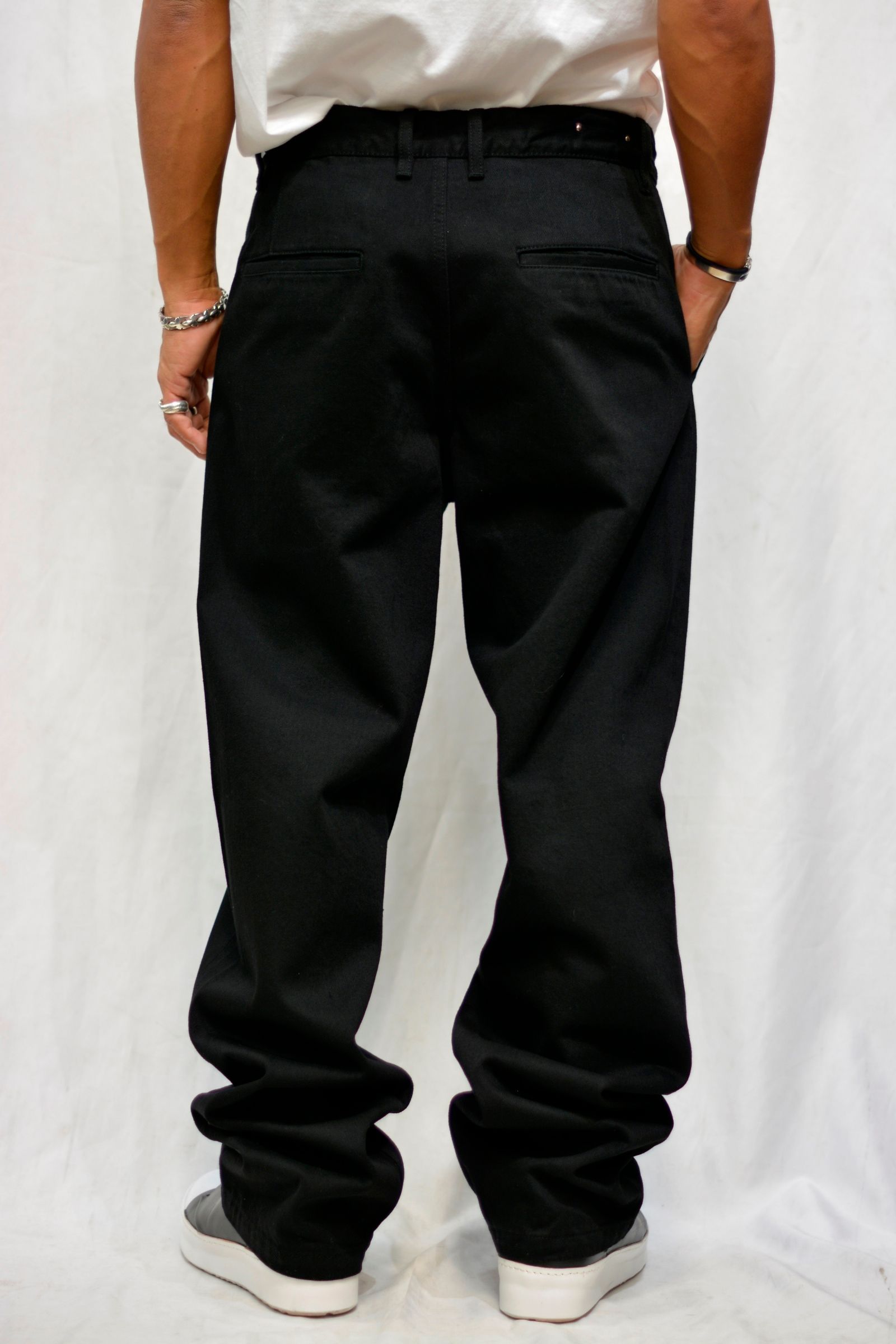 美品】マインデニム　ワークデニムパンツ　ワンタック　F.Work Denim　L DSC2202_375x375_crop_center.