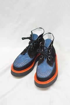 ジョージコックス George Cox Dリングブーツ 13327 311 (BLACK SDE BLUE SDE)