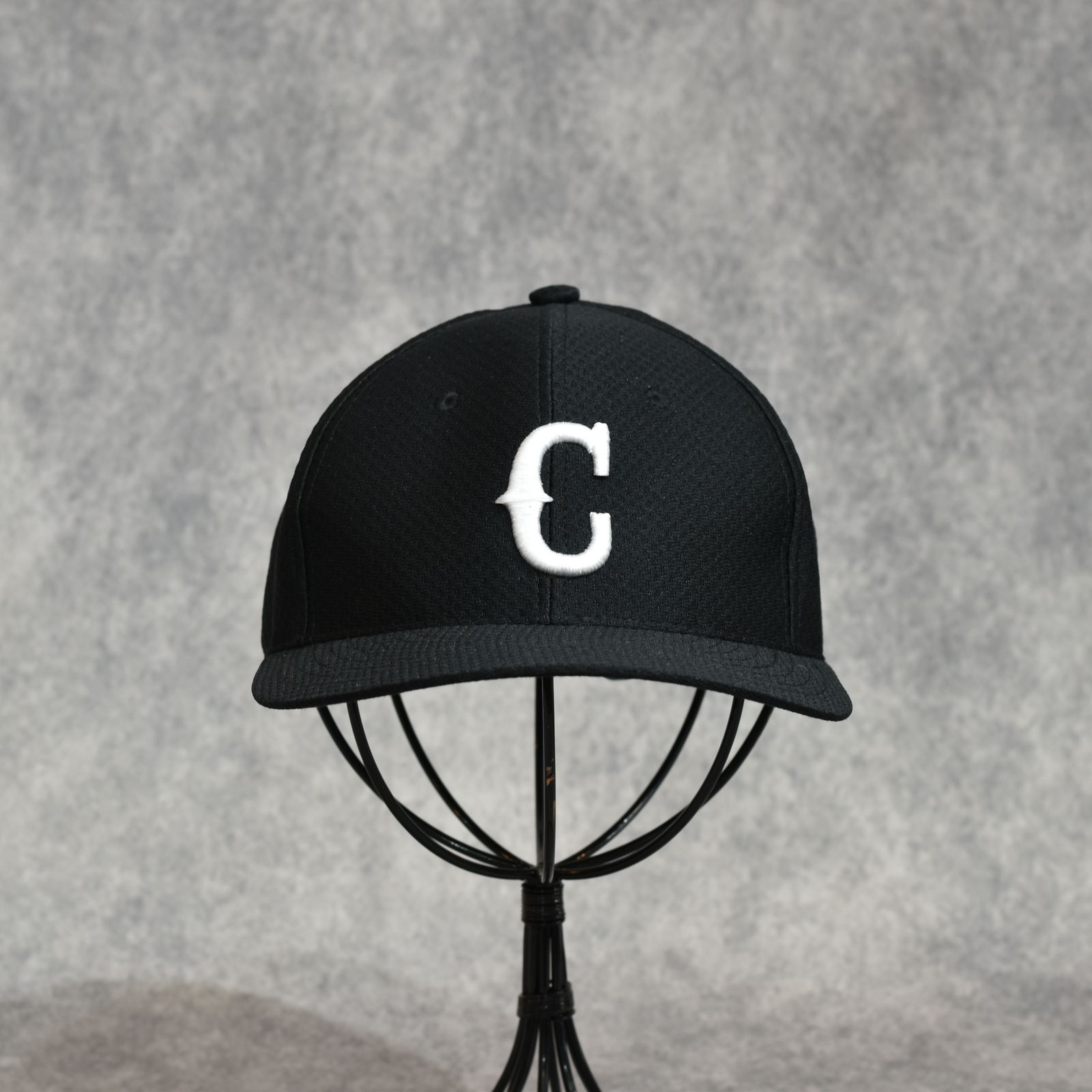 C LOGO REPLICA CAP (BLACK)｜メッシュ ベースボールキャップ｜CL-26SS046