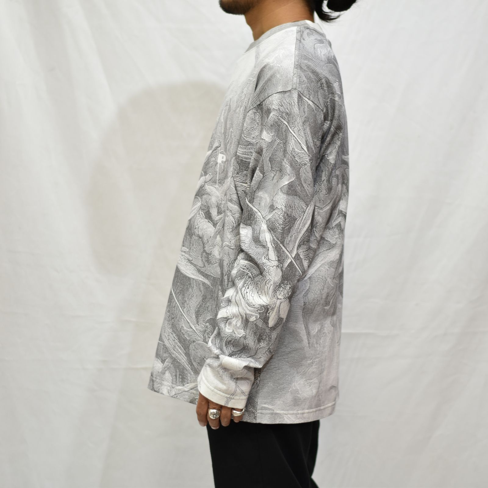 Angels L/S Relaxed Tee (Grey)