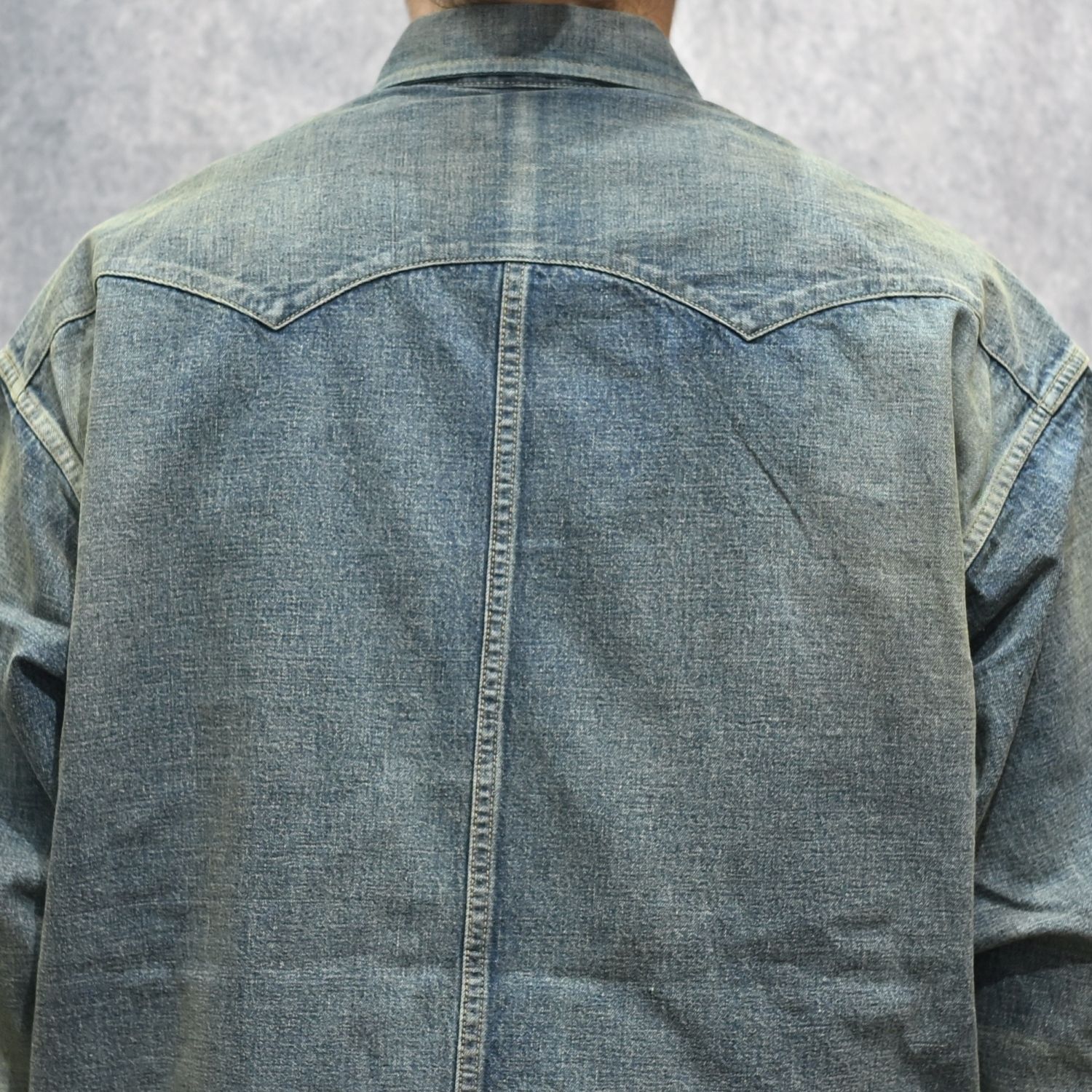 LV DENIM BIG WESTERN SHIRTS （USD） / USネイビー デニムトラウザー （インディゴ） 2026SS-PT4-YT