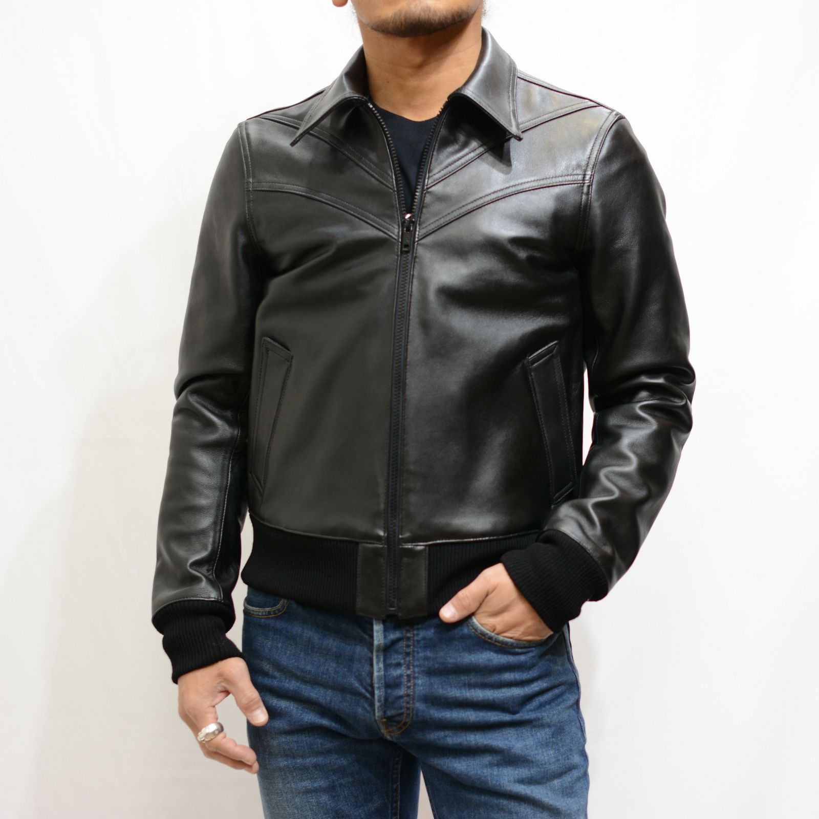 MINEDENIM - Sheep Leather Zipup JKT | chord online store