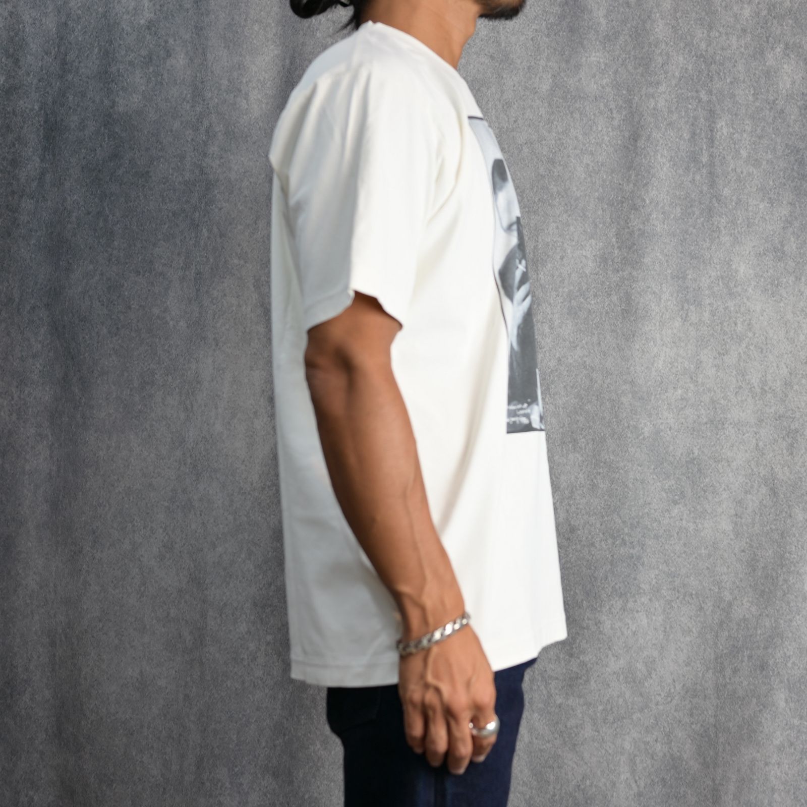 × FIXER フォトプリント Tシャツ （WHITE / ホワイト）