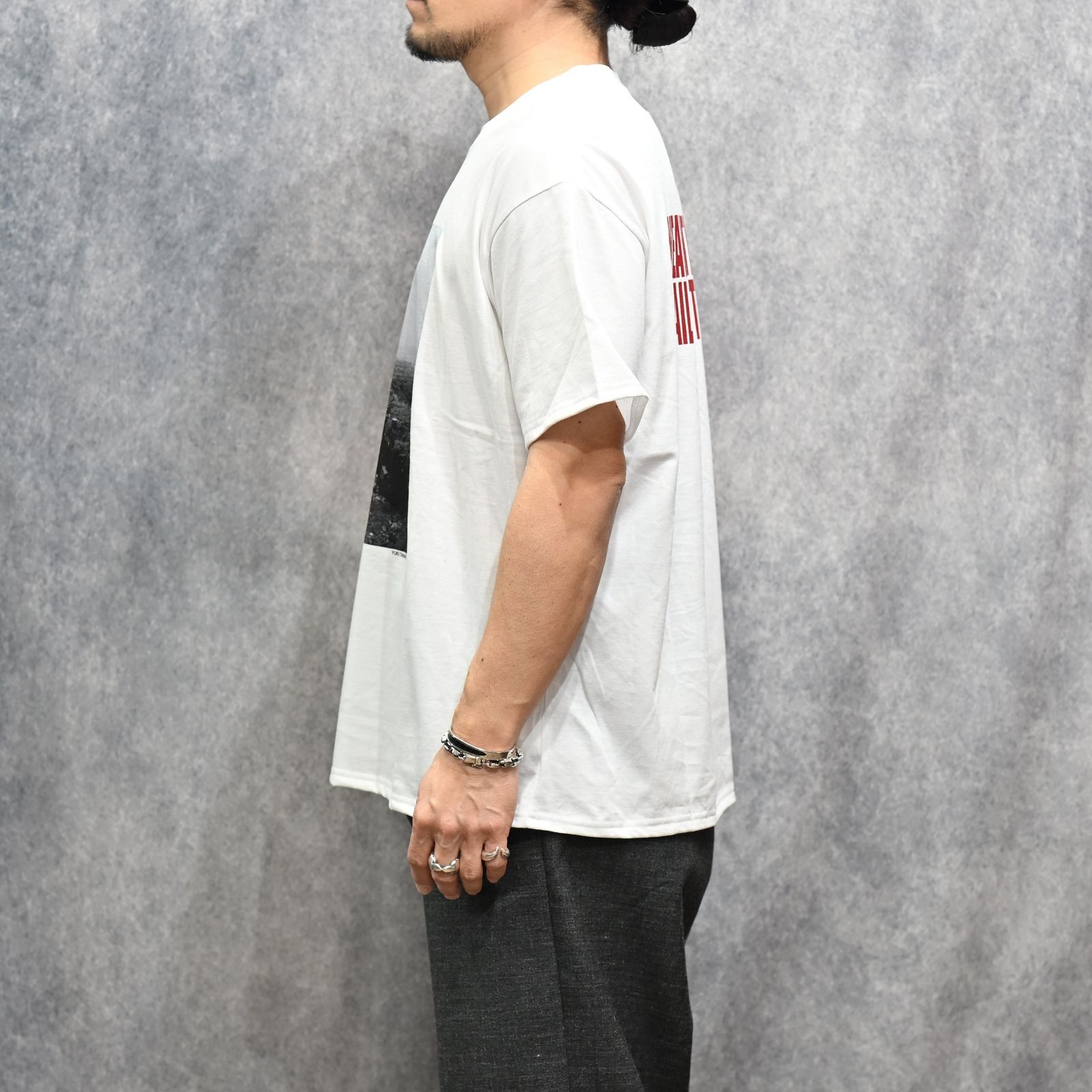 × YUKI TANAKA Photo Print T-SH （WHT）フォトプリント Tシャツ （ホワイト）｜YT-MND-08