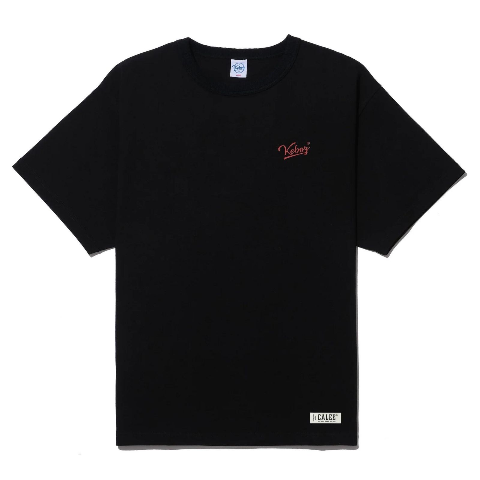 CALEE - × KEBOZ STORE LOGO S/S TEE (WHITE) / × ケボズ ストア