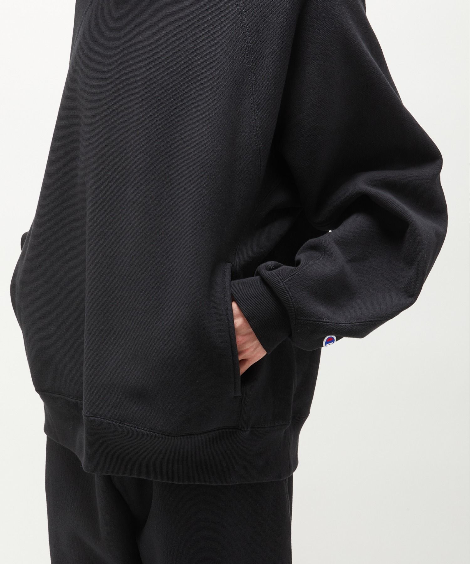 N.HOOLYWOOD - Champion MOCKNECK SWEATSHIRT （BLACK