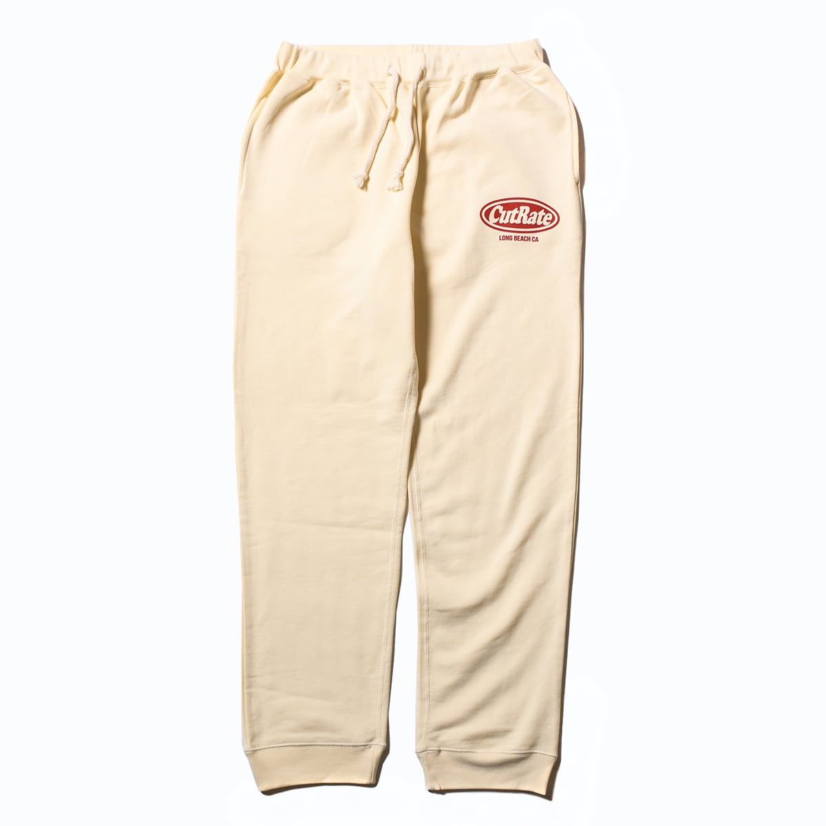 CUTRATE LOGO OMW SWEAT PANTS (IVORY)