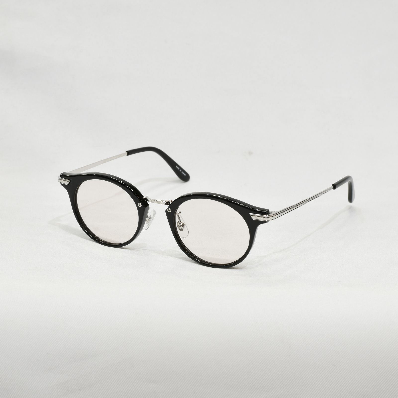 CALEE - C/M COMBI TYPE GLASSES (BLACK/BROWN) / アーネル