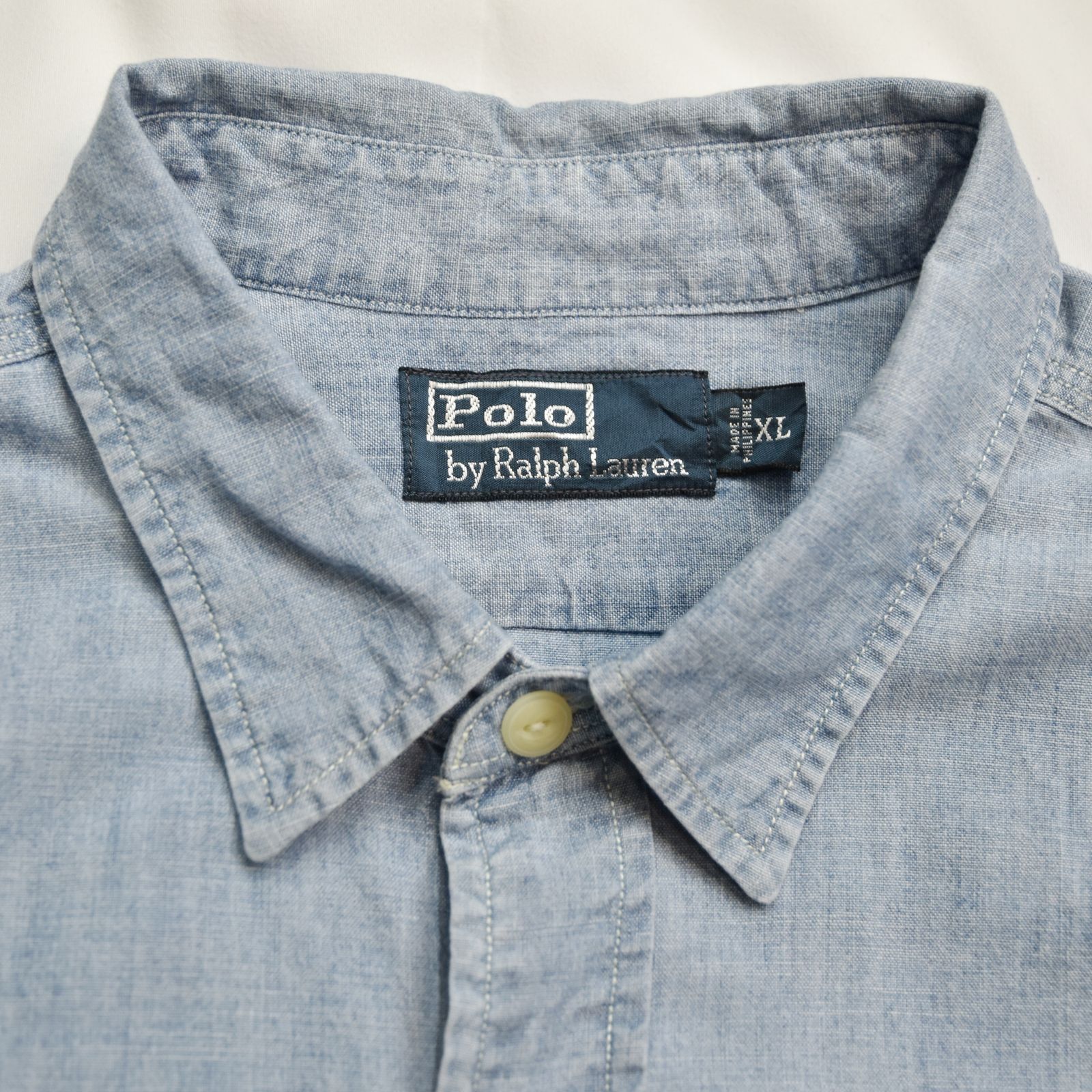 古着 / POLO by Ralph Lauren ラルフローレン シャンブレーシャツ / XLサイズ