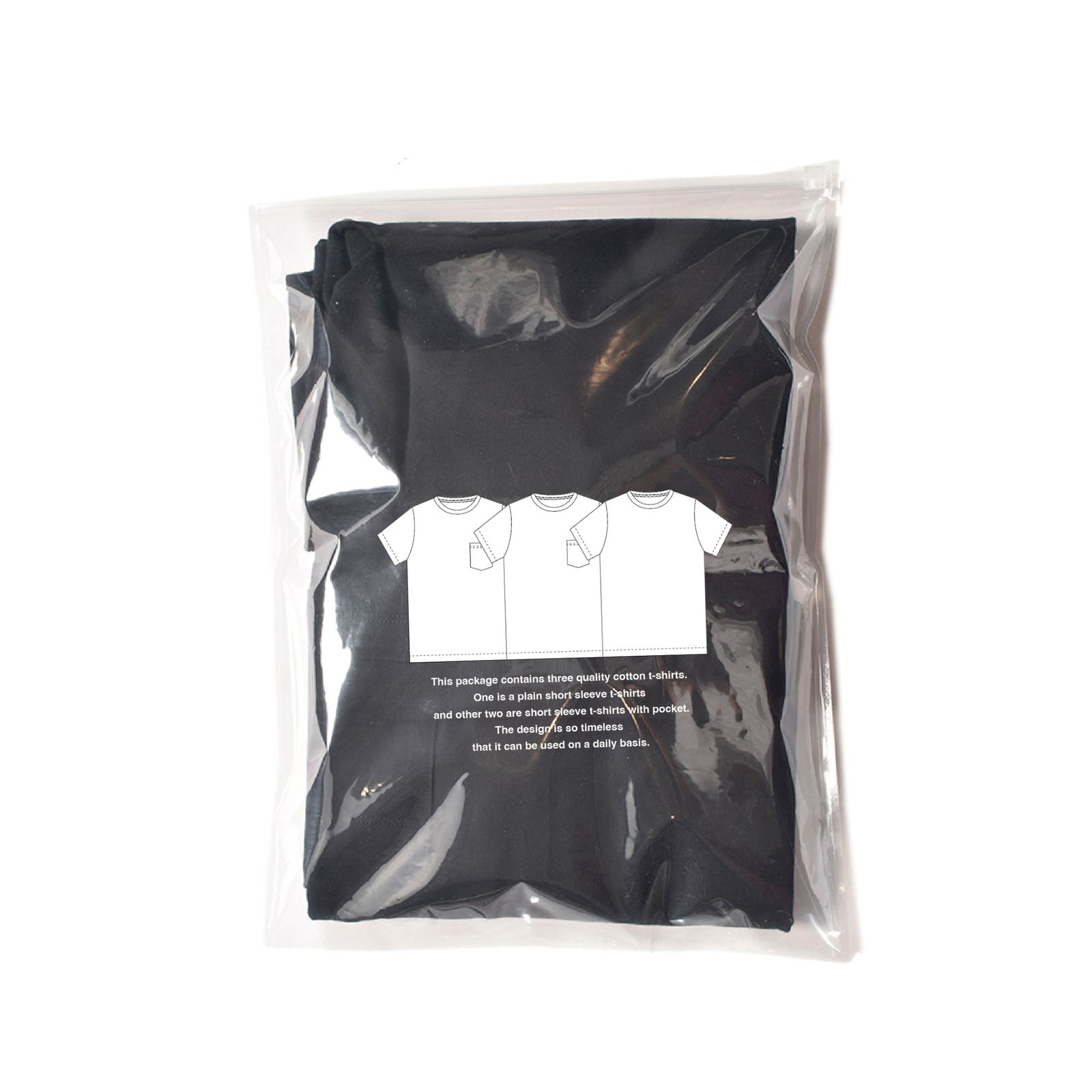FTL 3 Pack T-Shirts （BLK） / フルーツオブザルーム 3枚パック Tシャツ （ブラック）