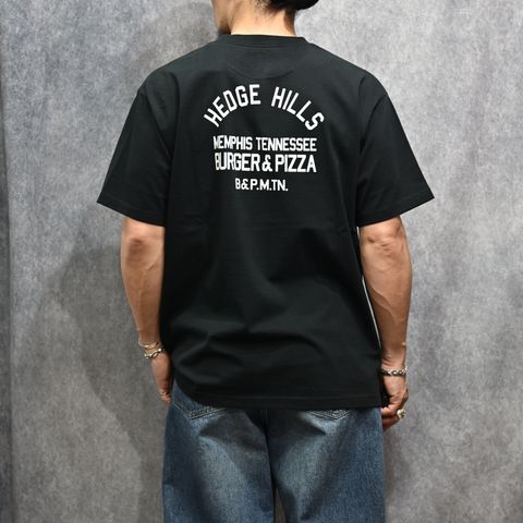 Hedge Hills Burger Shop T-SH （BLK） プリント Tシャツ （ブラック）｜2605-4002
