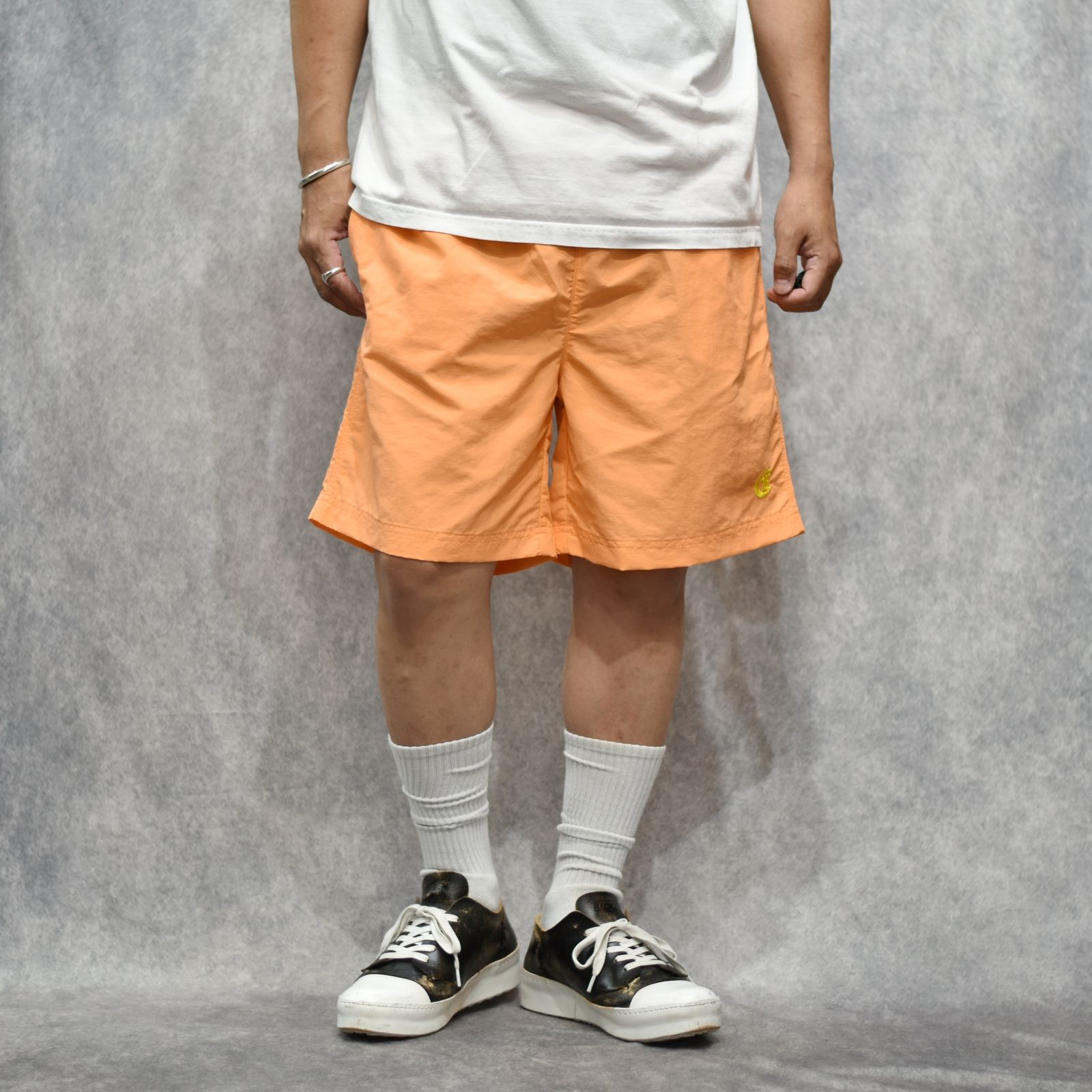 CR LOGO NYLON SHORTS (ORANGE)｜ナイロン ショートパンツ・ショーツ｜CR-26SS015
