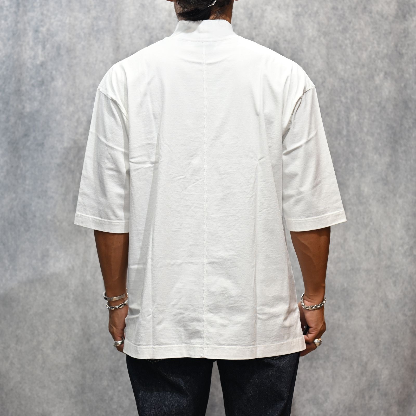 Heavyweight Mockneck T-SH （WHT） / モックネック カットソー （ホワイト） / 2508-4002