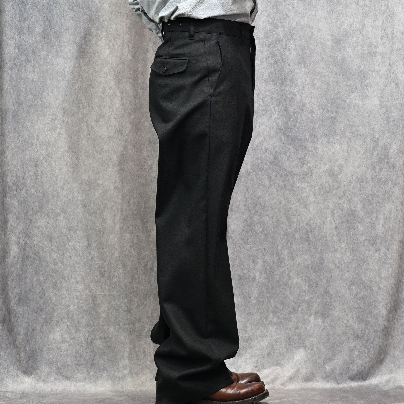 Scotch Cheviot Work TRS （BLK）｜スコッチチェビオット クラシックトラウザー｜2603-7003