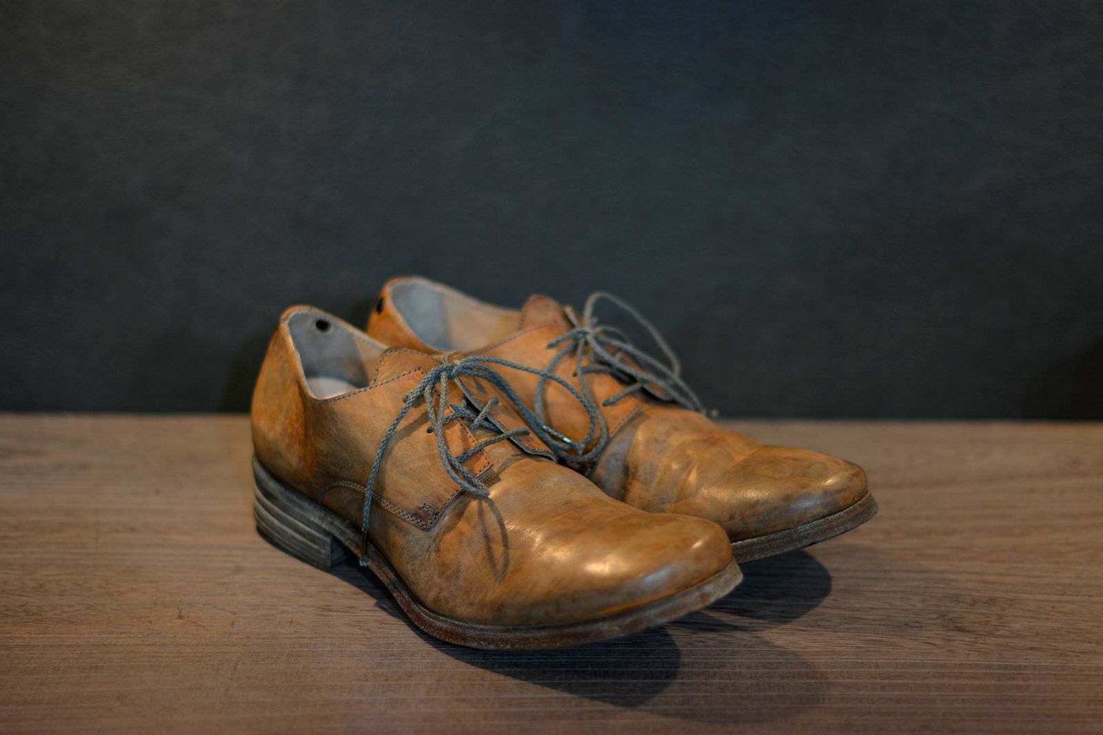 HORSE LEATHER DERBY #2 LINED LEATHER SOLES HAND DYED