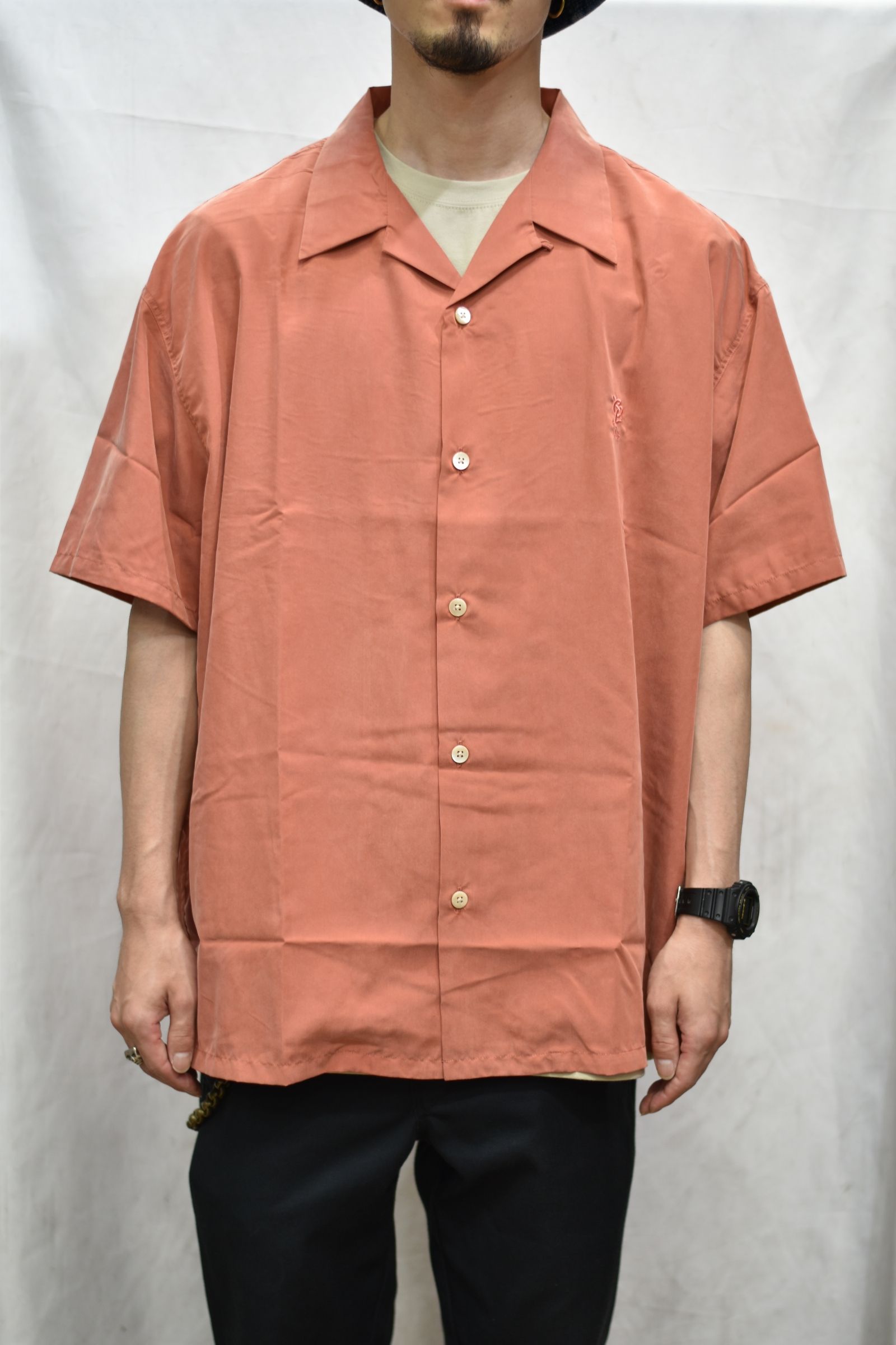 NO POCKET SMOOTH S/S SHIRT (VERMILION)