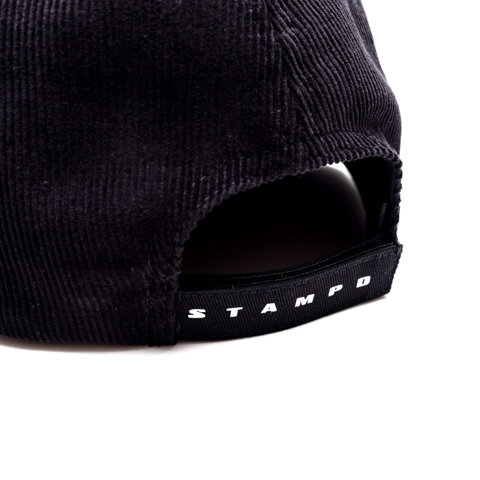 S Courdoroy Velcroback (Black)